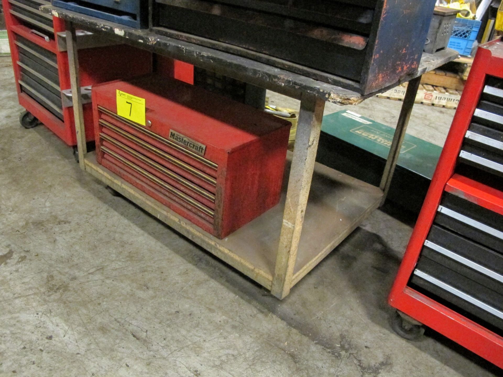 LOT OF 5 SHOP TABLE/CARTS - Image 4 of 4