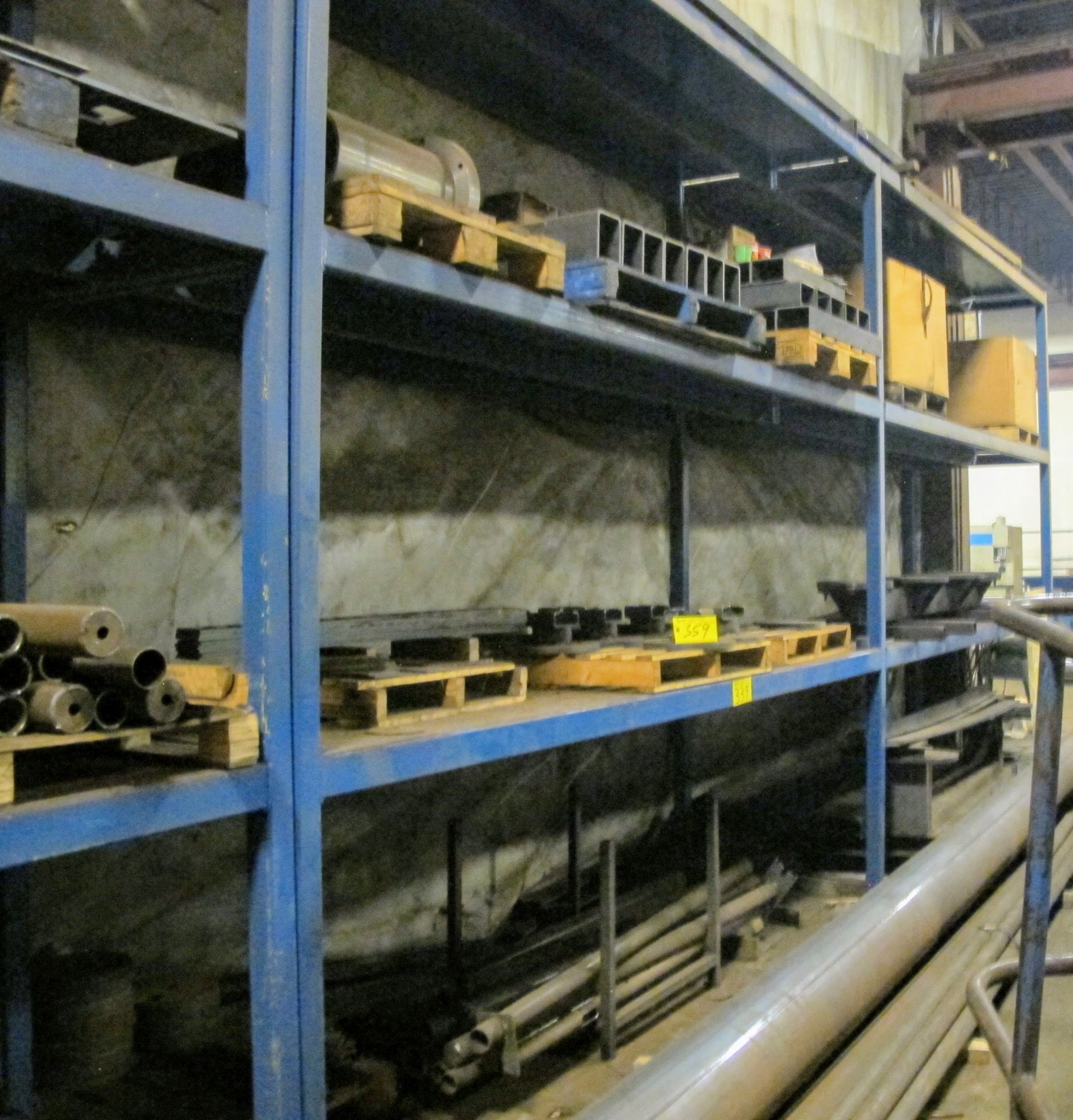 2-SECTIONS OF HEAVY DUTY DIE RACKS (NO CONTENTS)