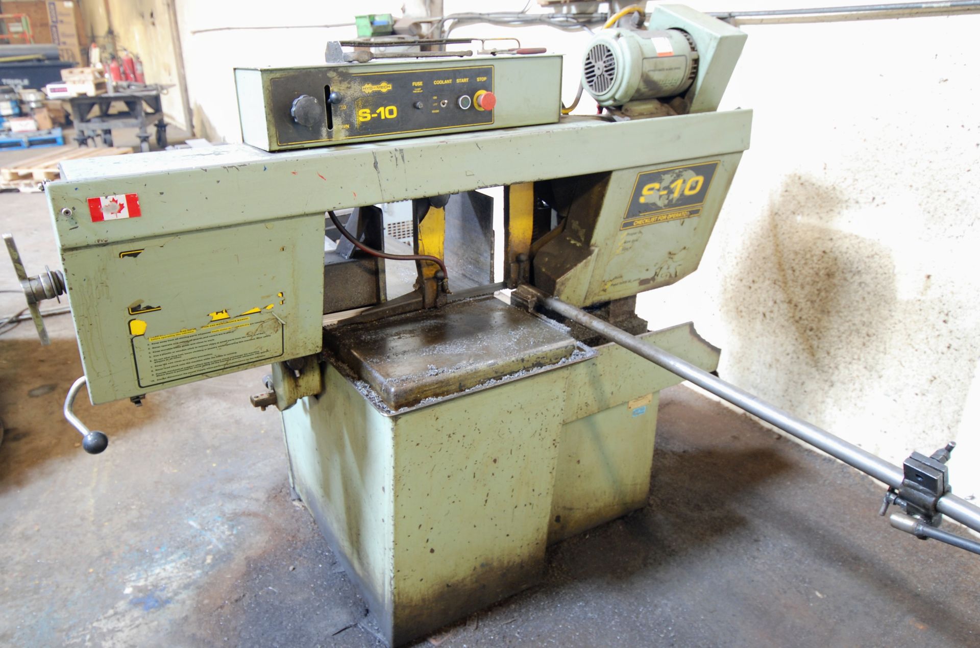 HYD-MECH S-10 HORIZONTAL BANDSAW, S/N W0896001 - Image 2 of 6