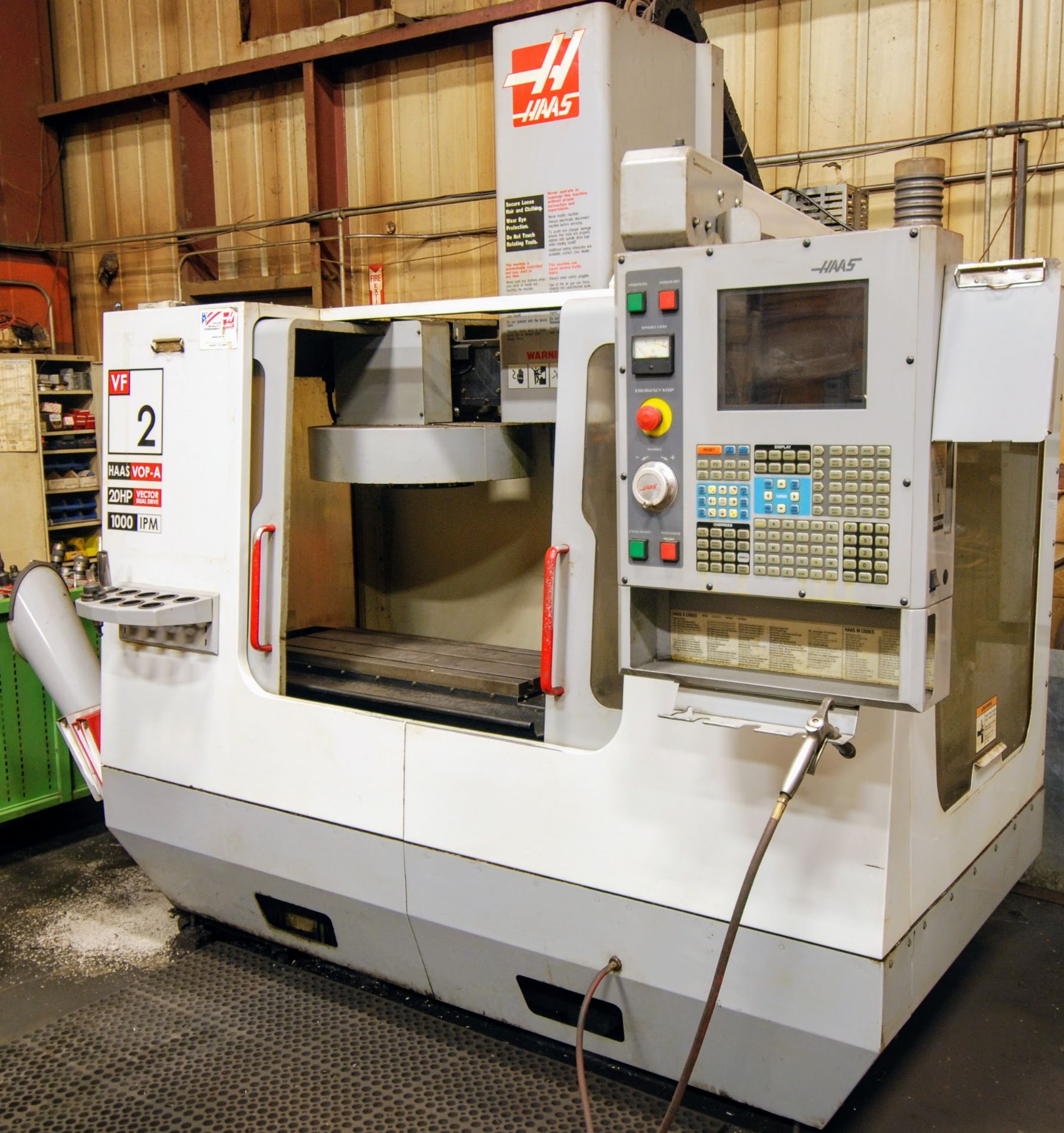 2004 HAAS VF2D CNC VERTICAL MACHINING CENTER, CNC CONTROL, TRAVELS: X-30", Y-16", Z-20", 14" X 36" - Image 2 of 17