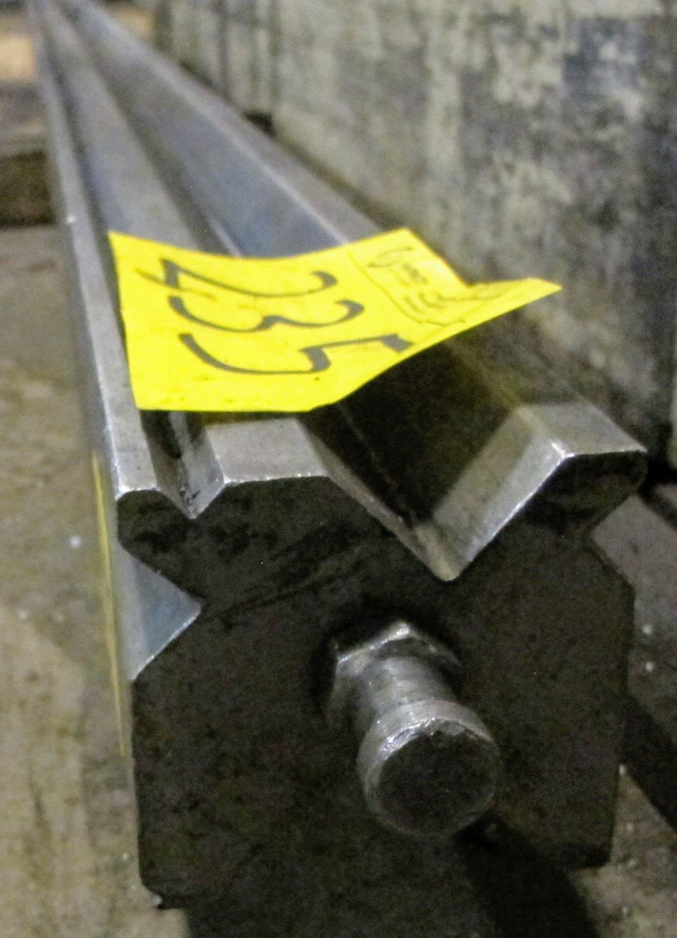 4-WAY 12' DIE AND DIES ON BRAKE PRESS, IN FRONT OF SHEAR 12' DIE AND DIES IN FRONT OF BRAKE PRESS - Image 5 of 5