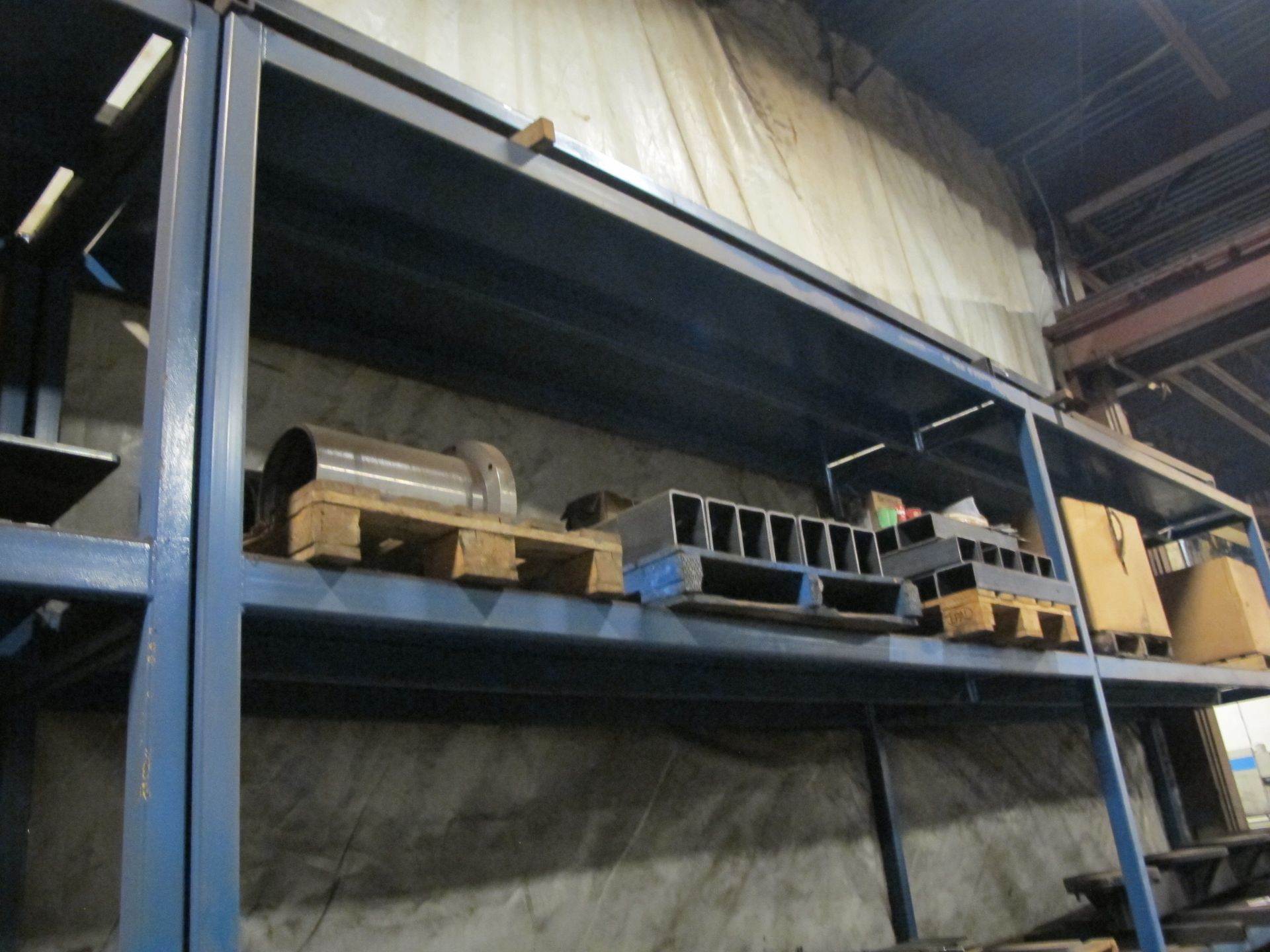 CONTENTS OF DIE RACKS INCLUDING APPROX. (25) PALLETS OF ASST. METAL PARTS, COMPONENTS, FIXTURES,