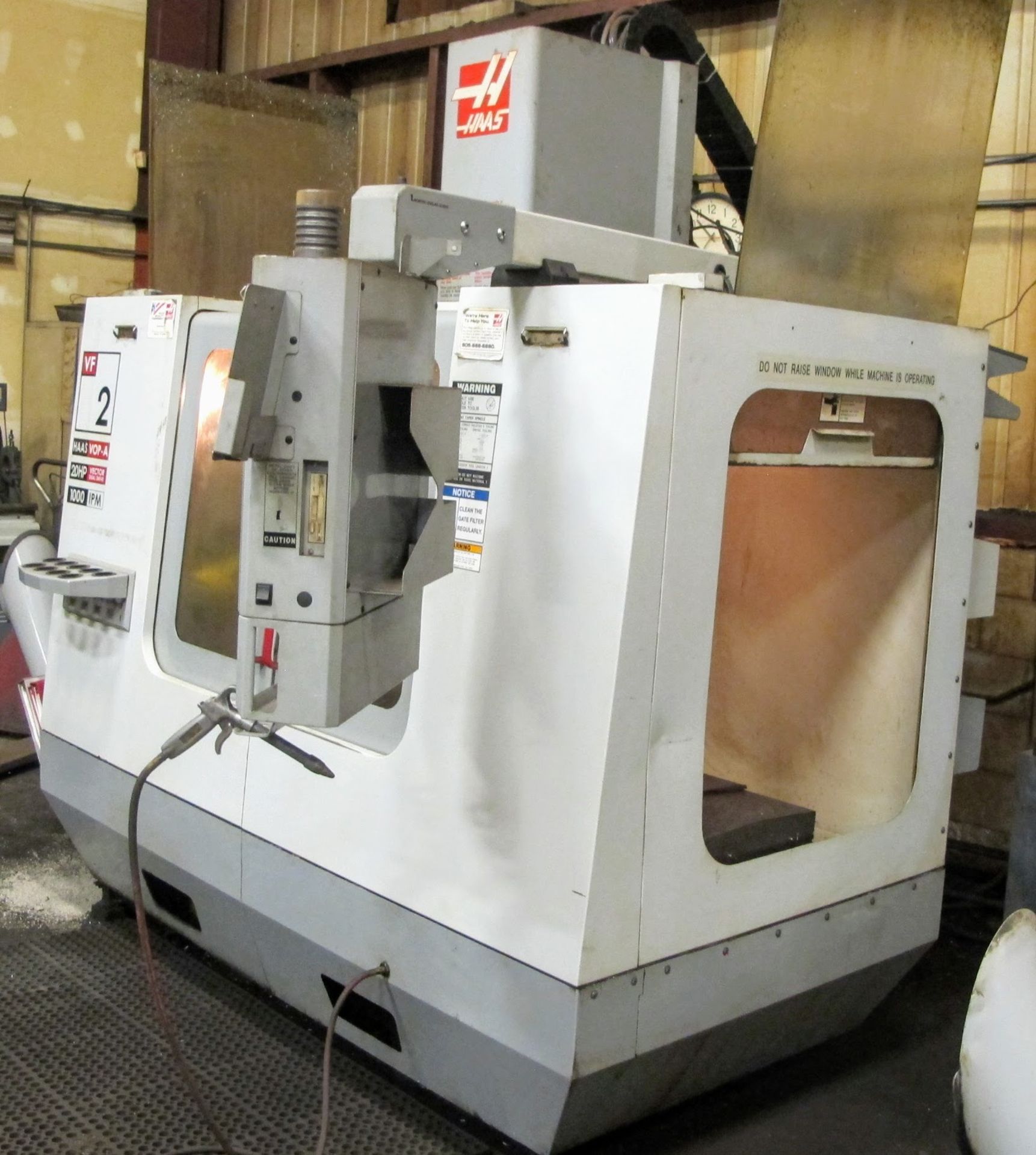 2004 HAAS VF2D CNC VERTICAL MACHINING CENTER, CNC CONTROL, TRAVELS: X-30", Y-16", Z-20", 14" X 36" - Image 14 of 17