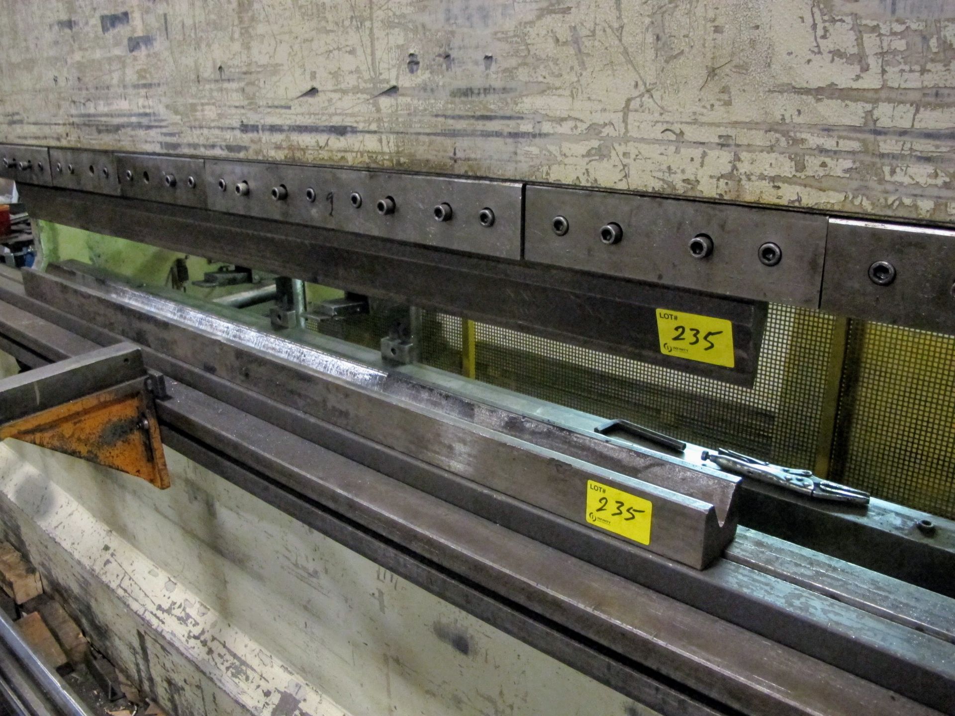 4-WAY 12' DIE AND DIES ON BRAKE PRESS, IN FRONT OF SHEAR 12' DIE AND DIES IN FRONT OF BRAKE PRESS - Image 3 of 5