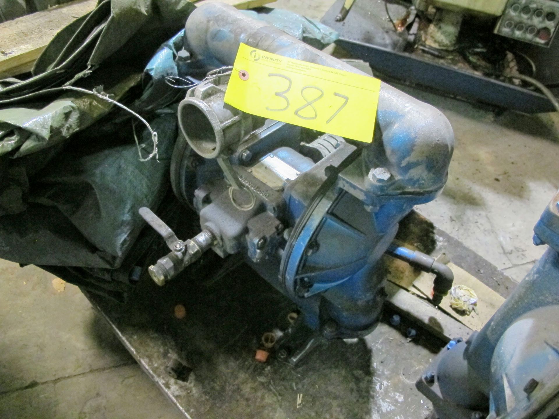 WARREN RUPP SAND PIPER II, DOUBLE DIAPHRAGM PUMP (LOCATED AT 402725 GRAY ROAD 4 WEST, DURHAM, ON)