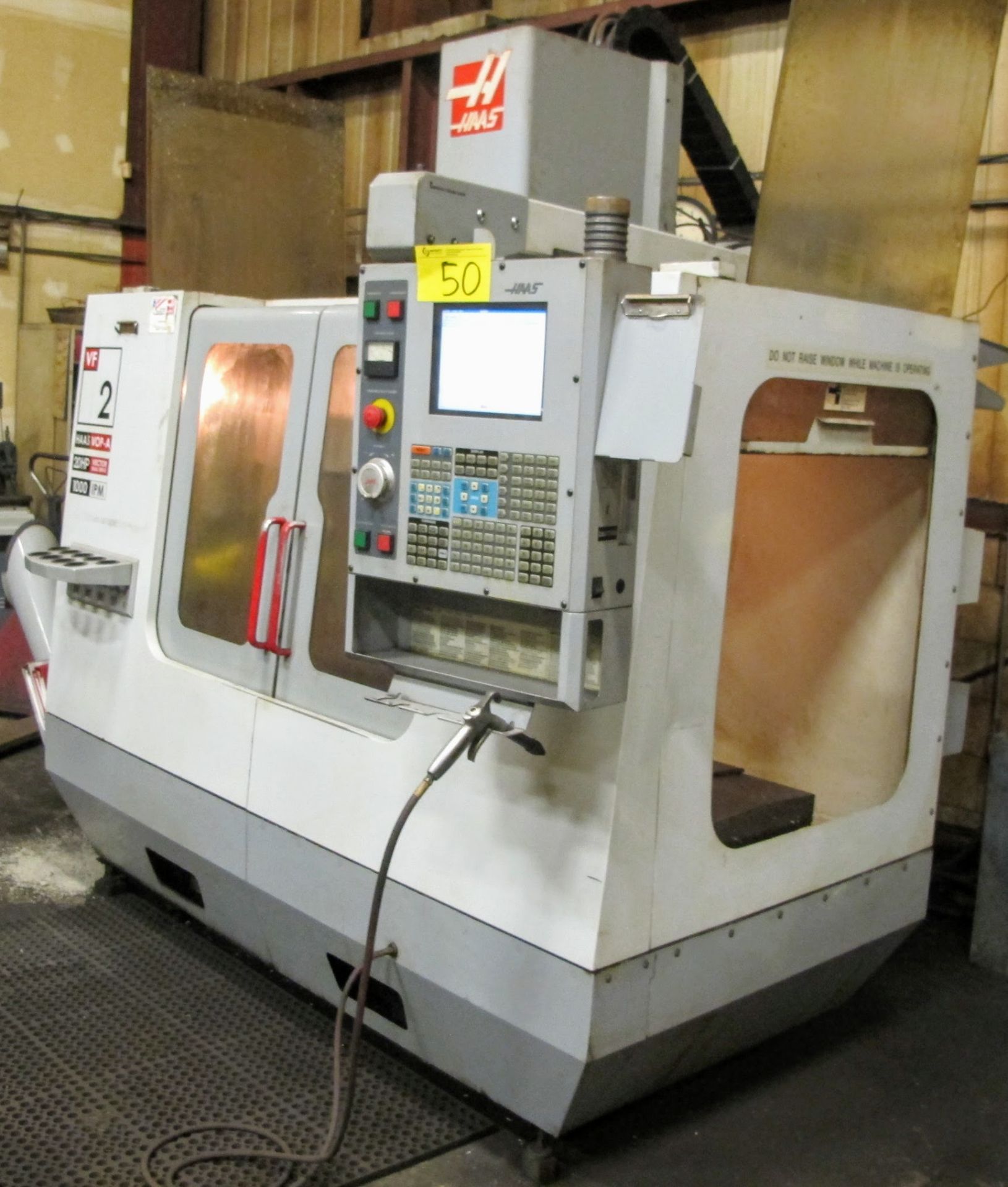 2004 HAAS VF2D CNC VERTICAL MACHINING CENTER, CNC CONTROL, TRAVELS: X-30", Y-16", Z-20", 14" X 36" - Image 15 of 17