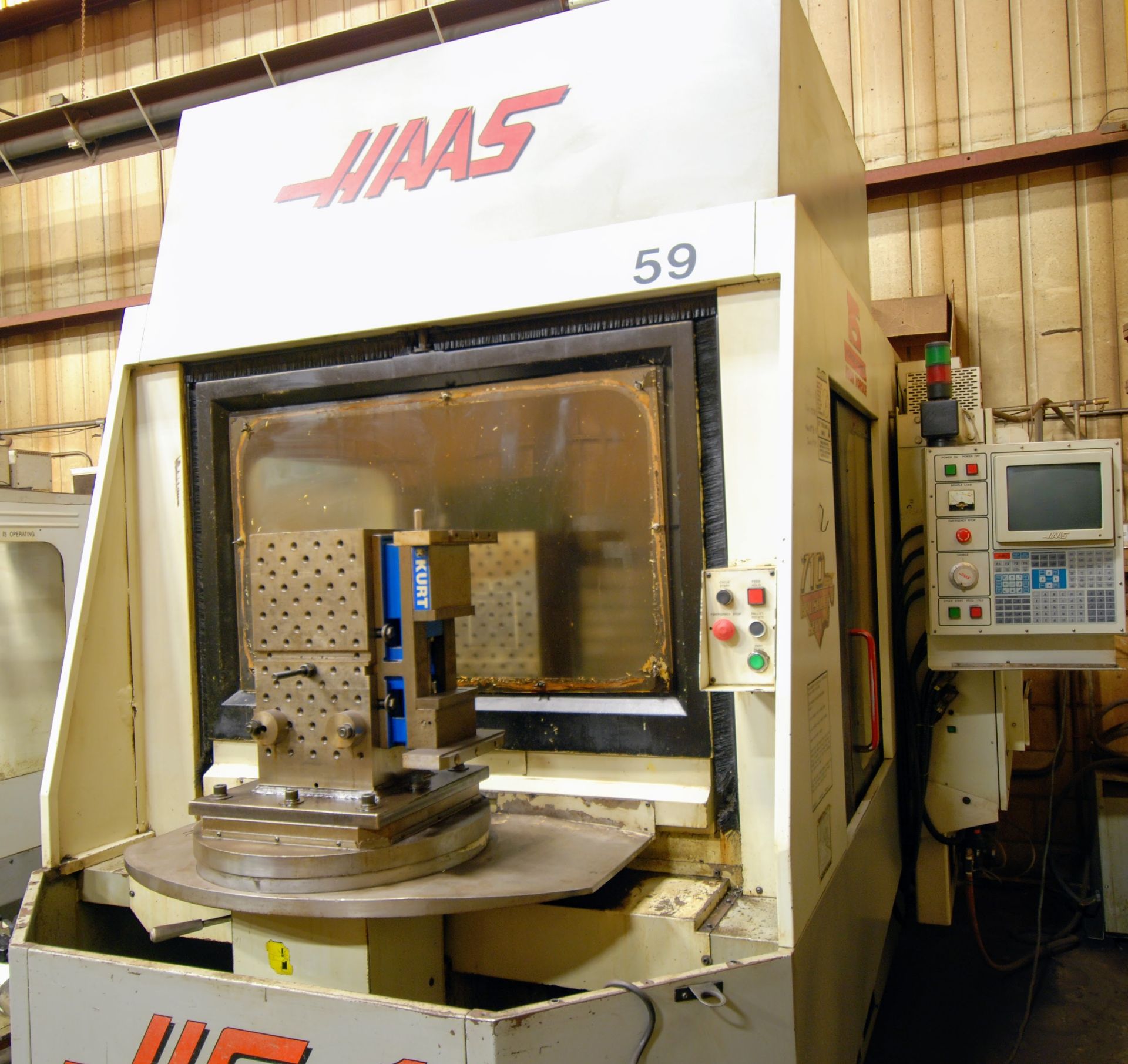 HAAS HS-1 CNC HORIZONTAL MACHINING CENTER, CNC CONTROL, 16" X 16" DUAL PALLETS, 24 ATC, 710 IPM - Image 2 of 13