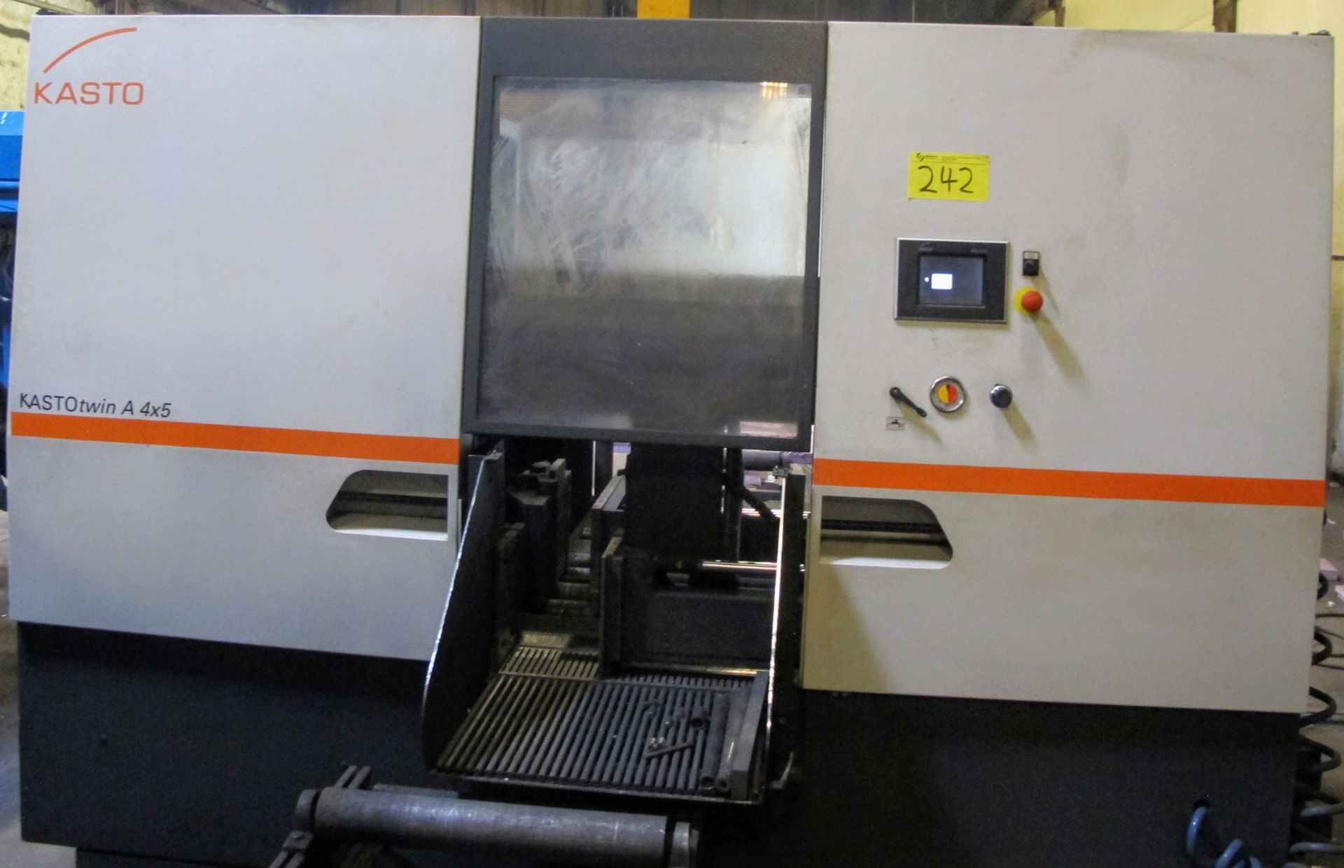 2012 KASTO TWIN A 4X5 CNC HORIZONTAL BANDSAW, 17” X 20” CAP., KASTO PLC CONTROL, DUAL HYDRAULIC - Image 2 of 14