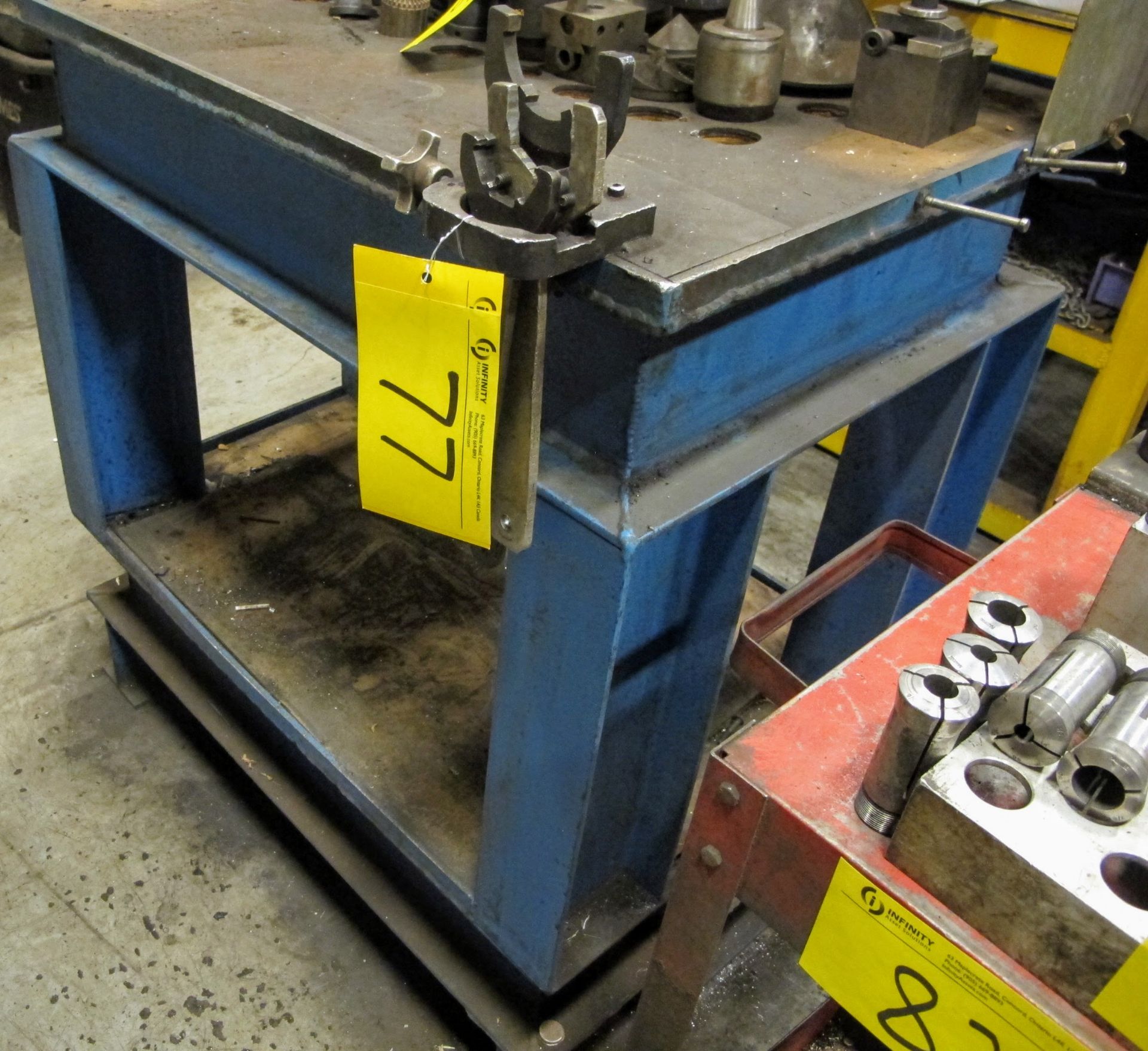 CAT 40 TOOL CHANGE VISE W/BENCH