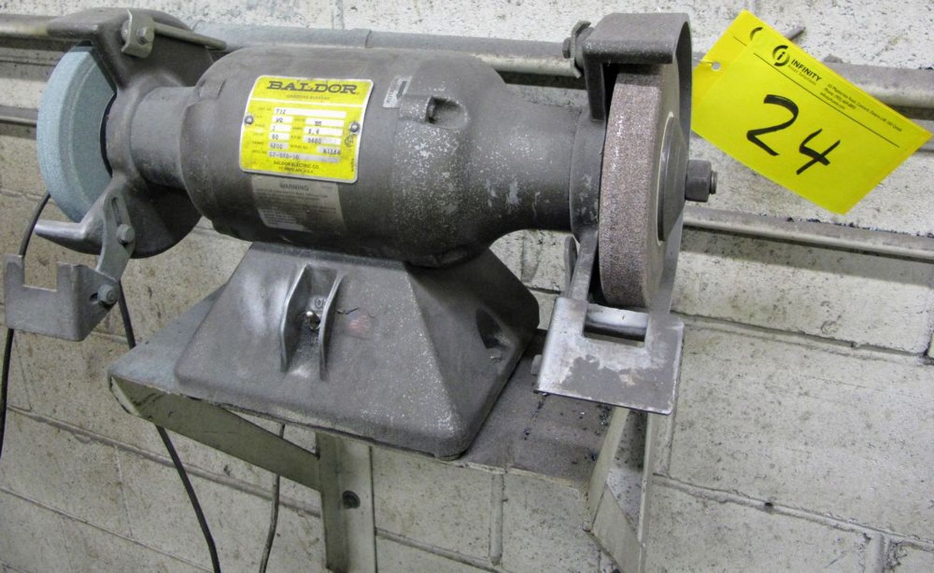 BALDOR 6" DUAL BENCH GRINDER