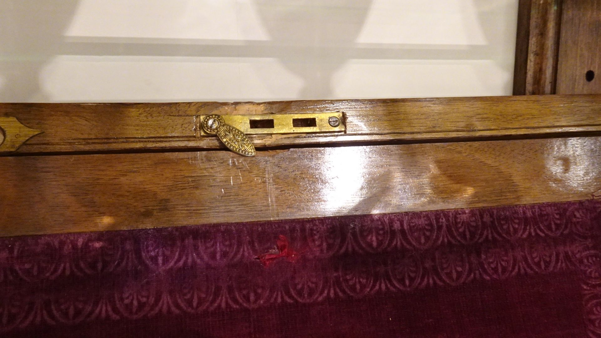 ANTIQUE STYLE WRITING BOX (MSRP $1250) - Image 3 of 5