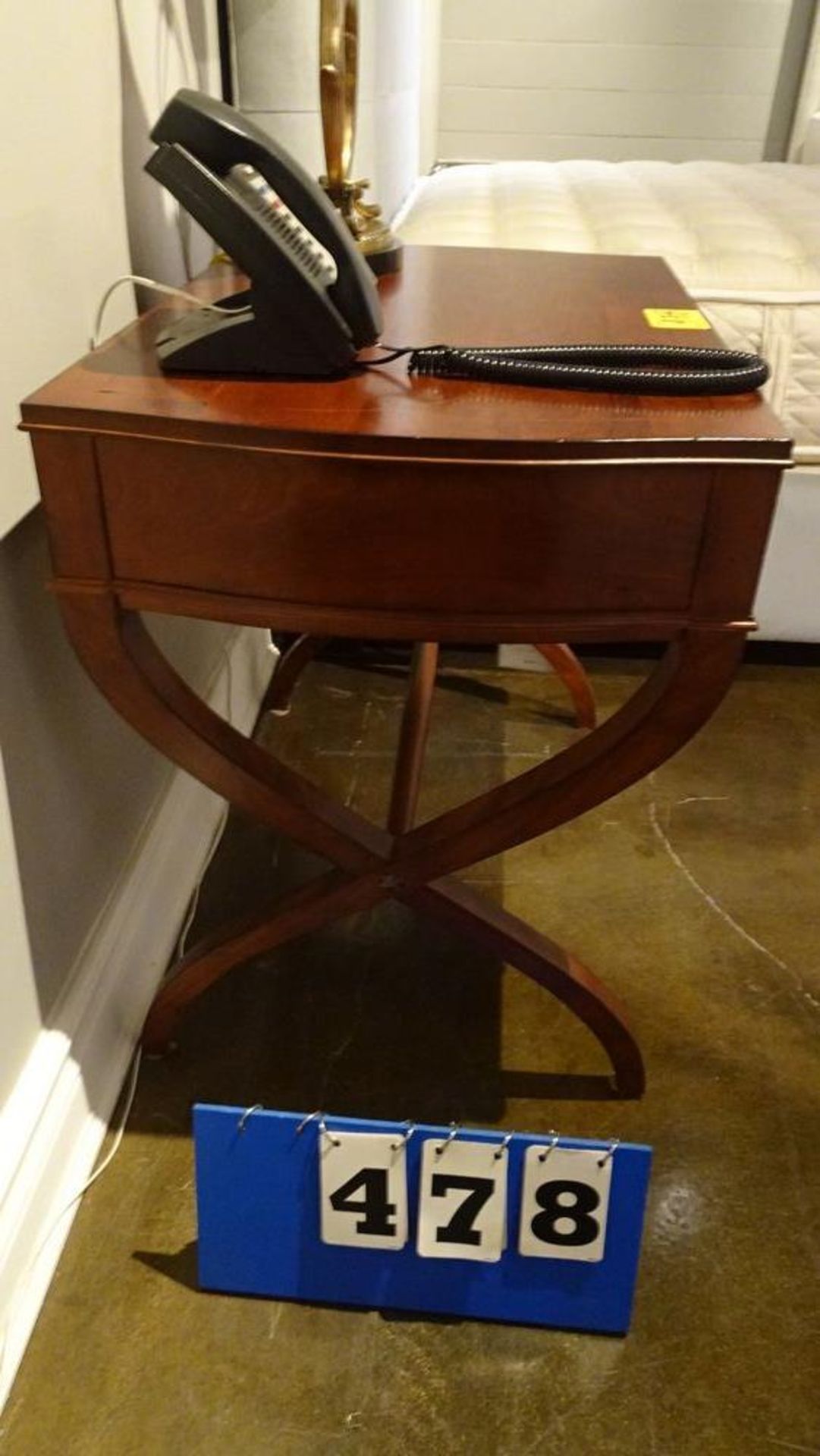 END TABLE - 1 DRAWER, INLAY TOP (MSRP $2850) - Image 3 of 6