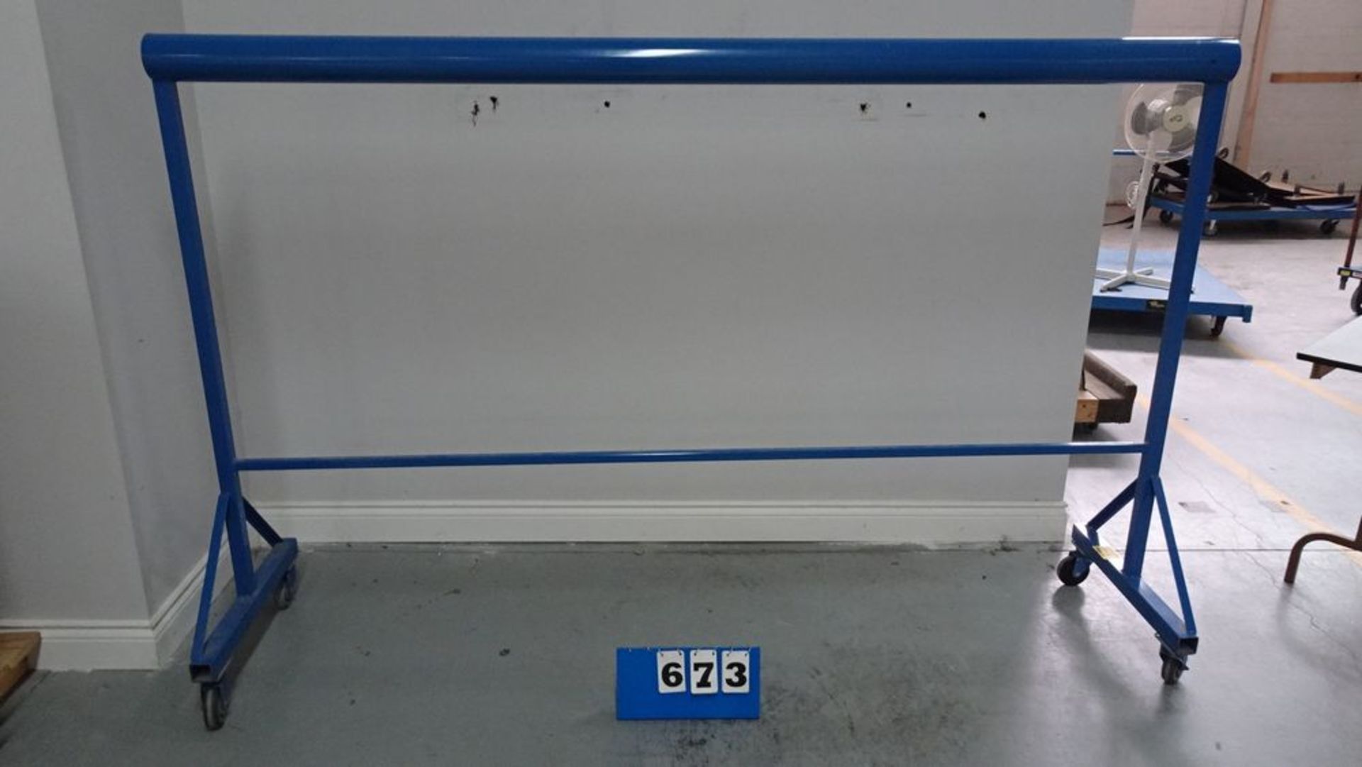 CTL LEATHER TRANSPORT RACK ON CASTORS 5'H X 8'L