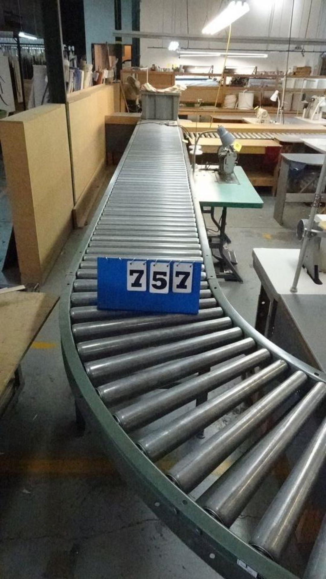 (4) SECTIONS OF GRAVITY ROLLER CONVEYORS (24" X 15') (24" X 15') (24" X 10') (24" X 42') - Image 7 of 8