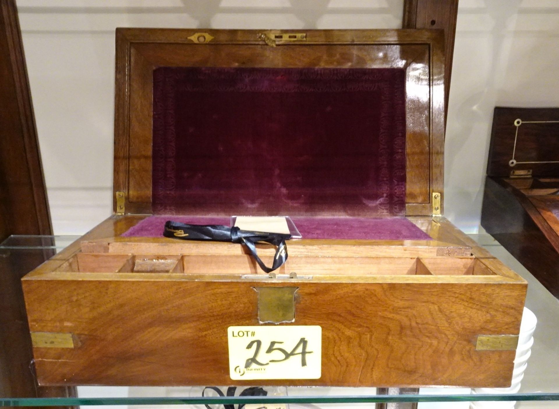 ANTIQUE STYLE WRITING BOX (MSRP $1250)