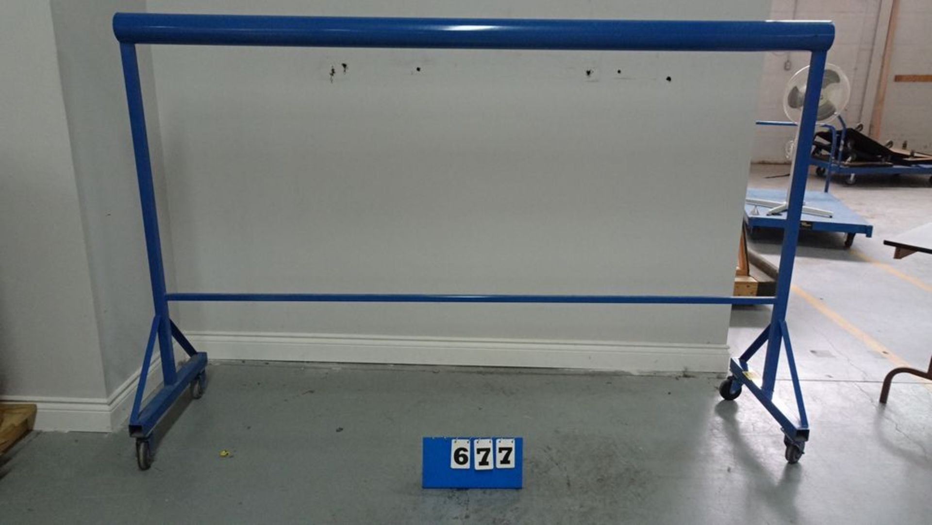 CTL LEATHER TRANSPORT RACK ON CASTORS 5'H X 8'L