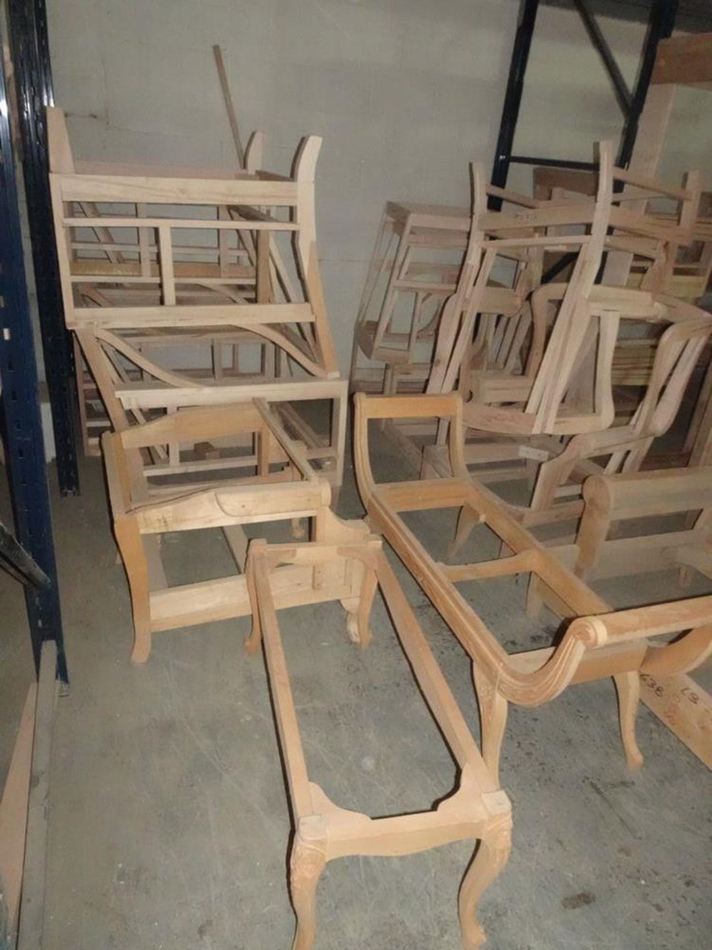 LOT - ASSORTED WOODEN FURNITURE FRAMES (APPROX 12) - Image 3 of 4