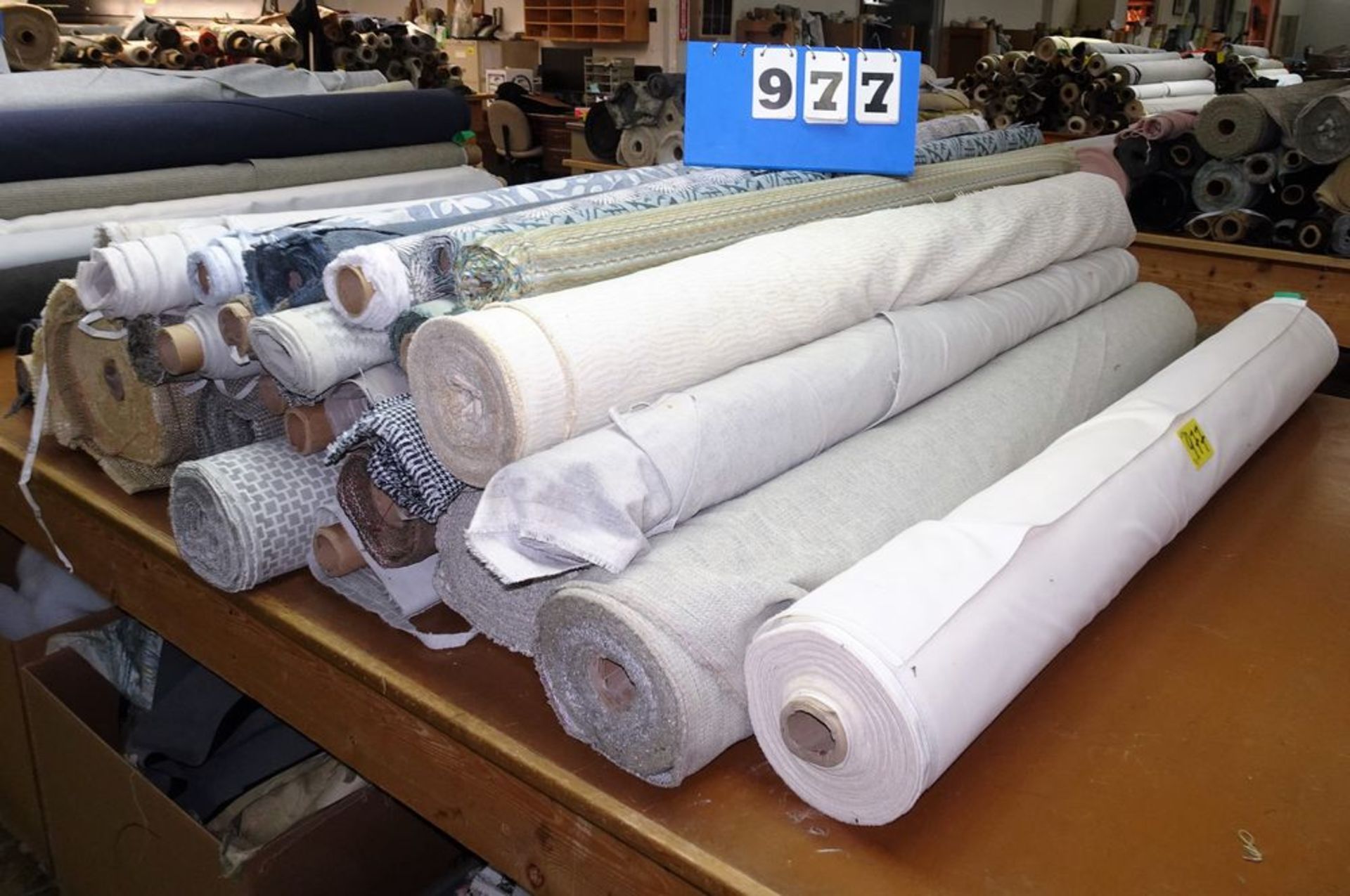 LOT - UPHOLSTERY FABRIC, ASSORTED ROLLS - Image 2 of 2