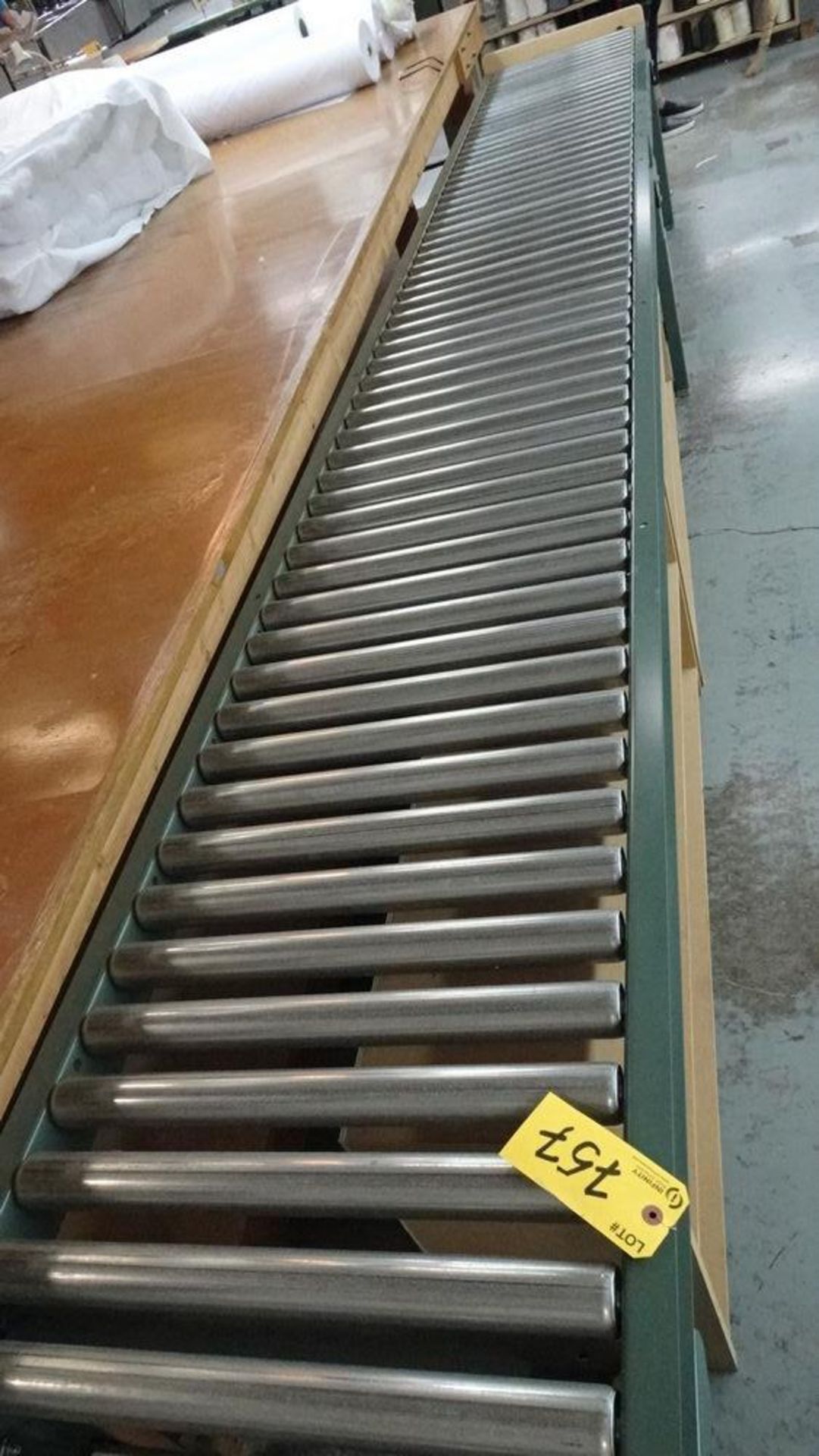 (4) SECTIONS OF GRAVITY ROLLER CONVEYORS (24" X 15') (24" X 15') (24" X 10') (24" X 42') - Image 4 of 8