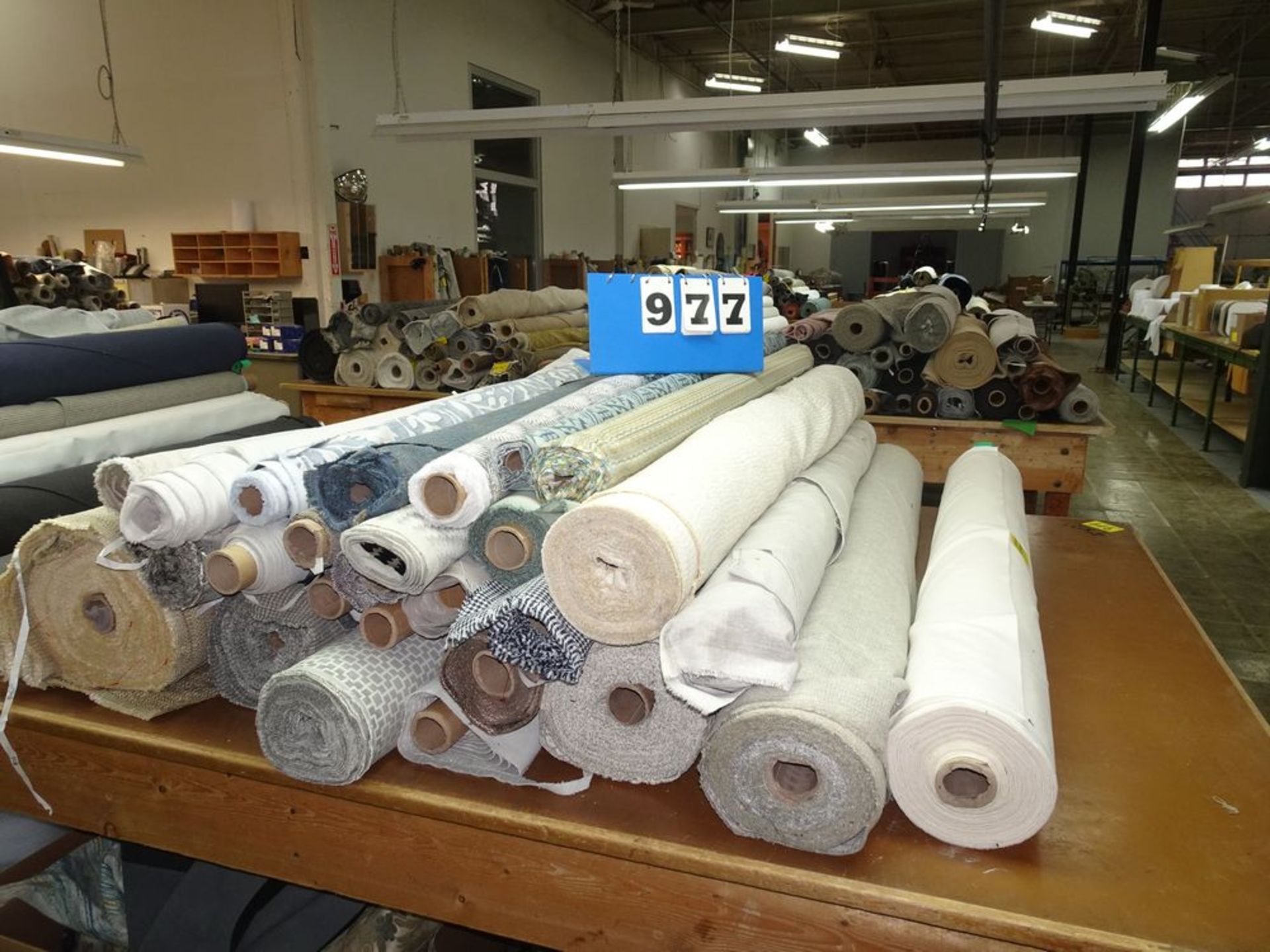 LOT - UPHOLSTERY FABRIC, ASSORTED ROLLS