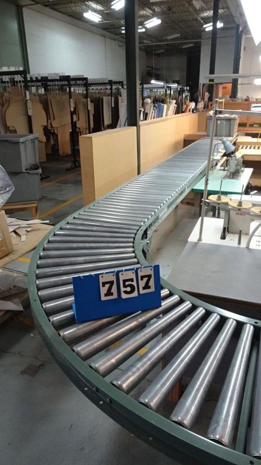 (4) SECTIONS OF GRAVITY ROLLER CONVEYORS (24" X 15') (24" X 15') (24" X 10') (24" X 42') - Image 6 of 8