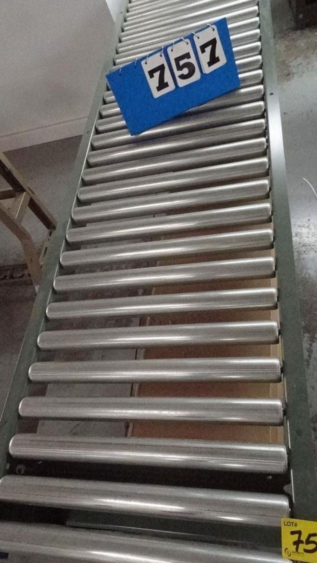 (4) SECTIONS OF GRAVITY ROLLER CONVEYORS (24" X 15') (24" X 15') (24" X 10') (24" X 42') - Image 3 of 8