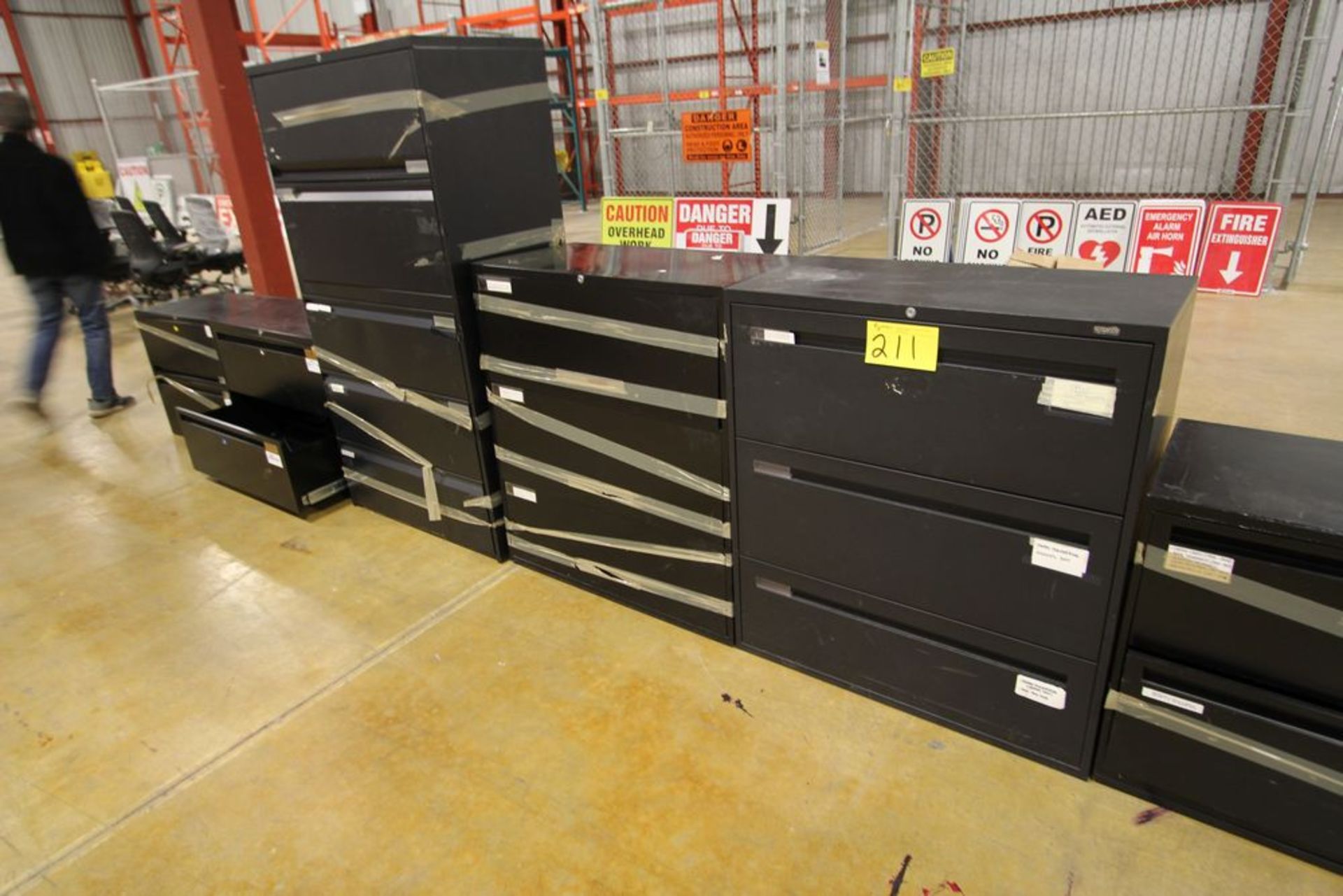 LOT (9) ASST. SIZED FILING CABINETS