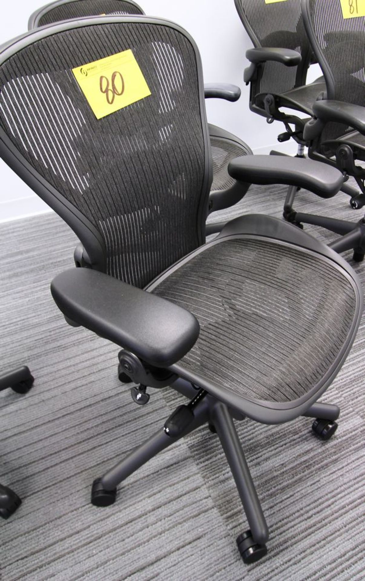 2016 HERMAN MILLER AERON SEATING EXECUTIVE ARMCHAIRS ON CASTORS, SEQ: 00470, BPO 454955, FO: F73073