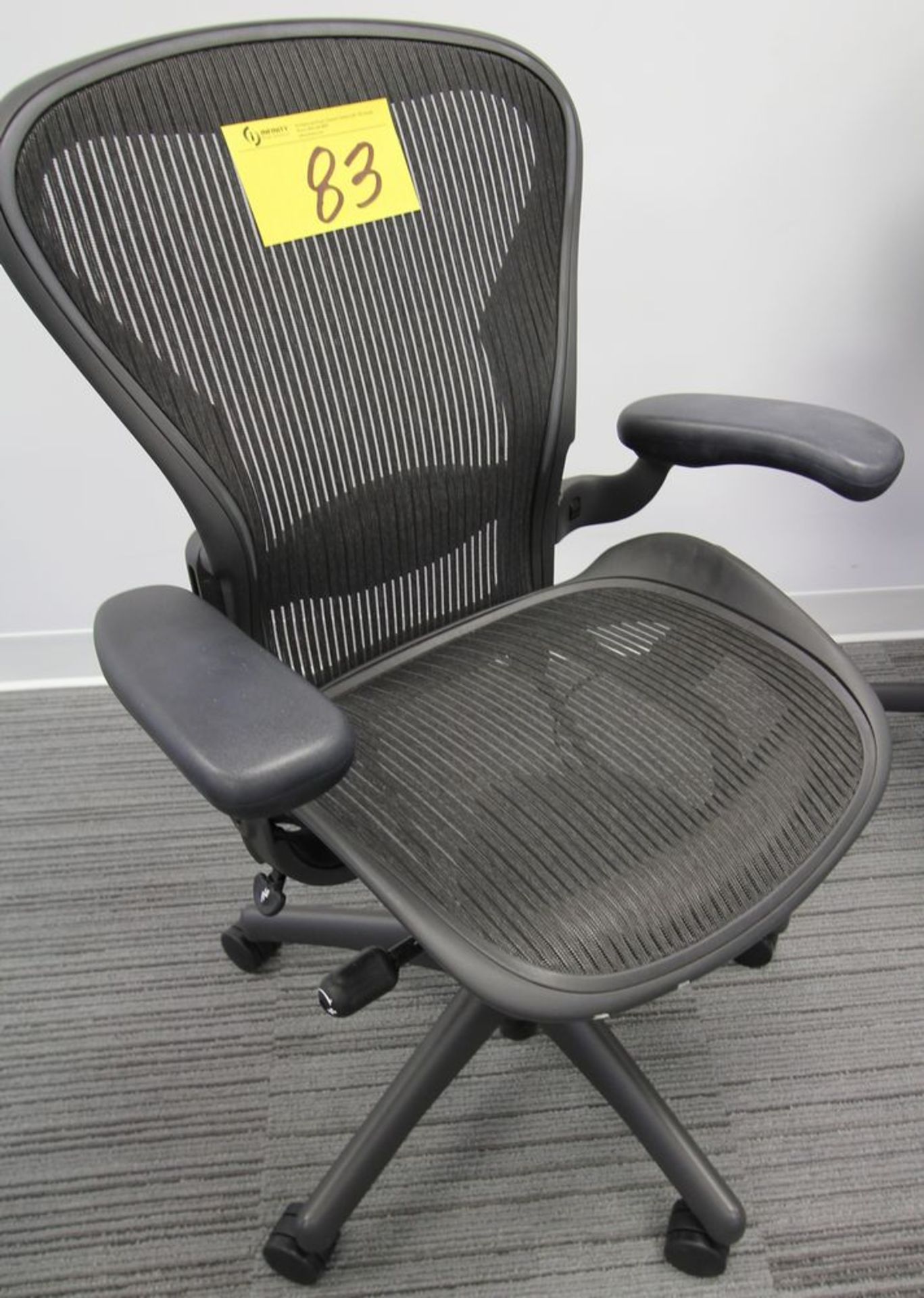 2016 HERMAN MILLER AERON SEATING EXECUTIVE ARMCHAIRS ON CASTORS, SEQ: 00470, BPO 454955, FO: F73073