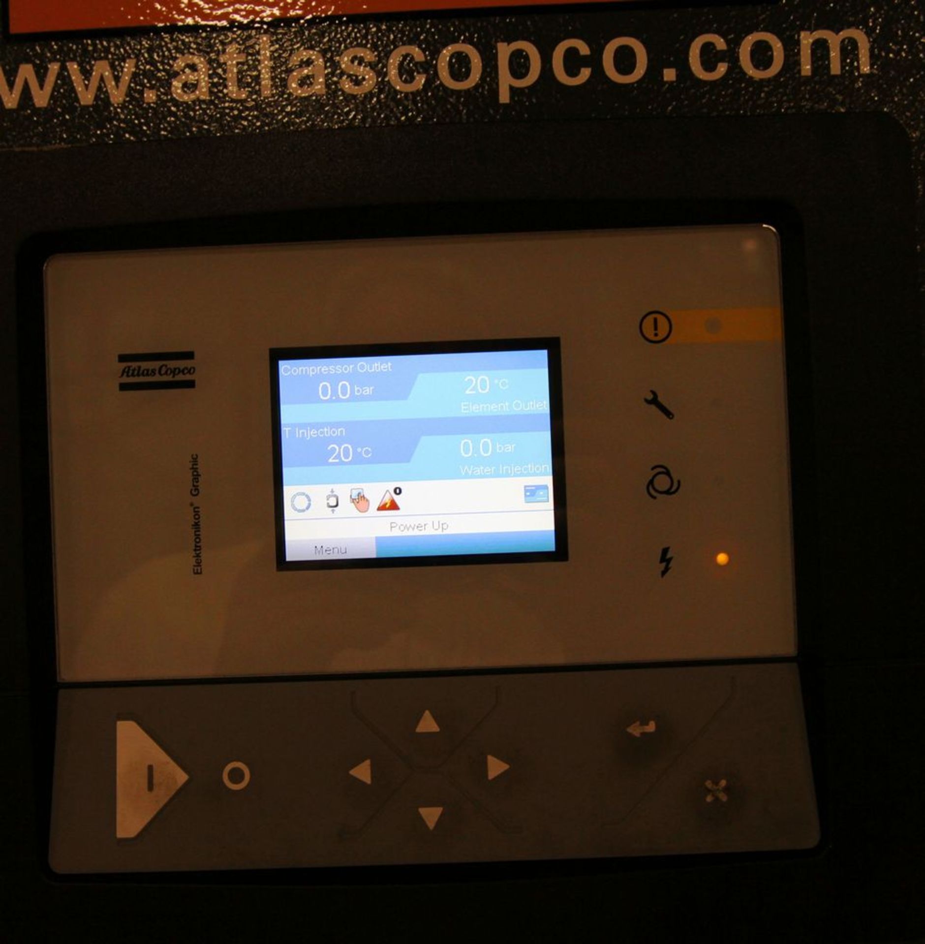 2016 ATLAS COPCO AQ30 WORK PLACE AIR SYSTEM AIR COMPRESSOR, OIL FREE, ISO 8573-1, CLASS B, 40HP, - Image 4 of 21