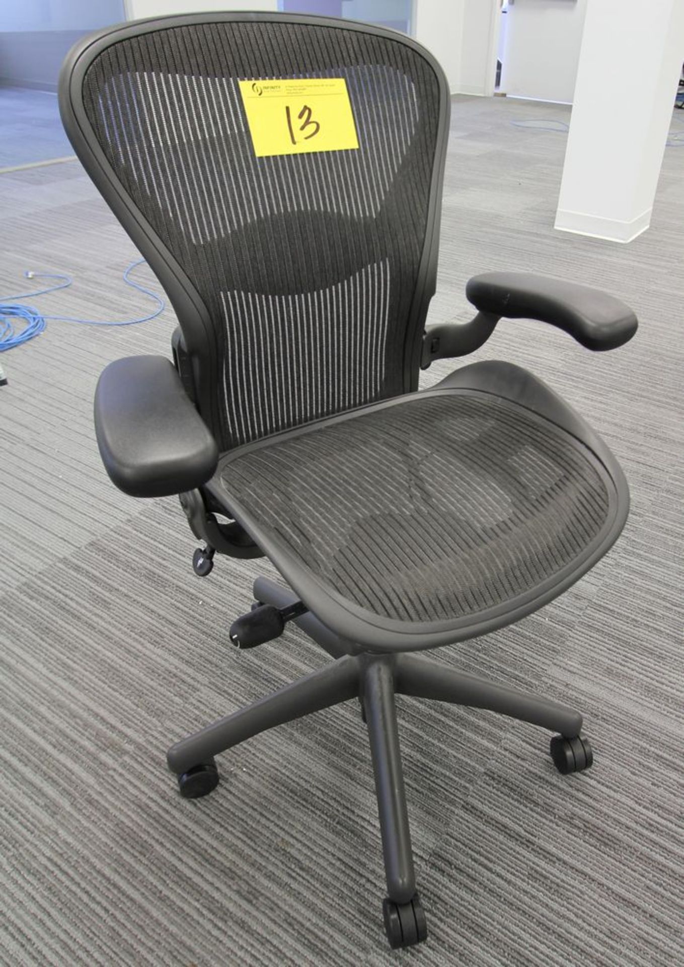 2016 HERMAN MILLER AERON SEATING EXECUTIVE ARMCHAIRS ON CASTORS, SEQ: 00470, BPO 454955, FO: F73073