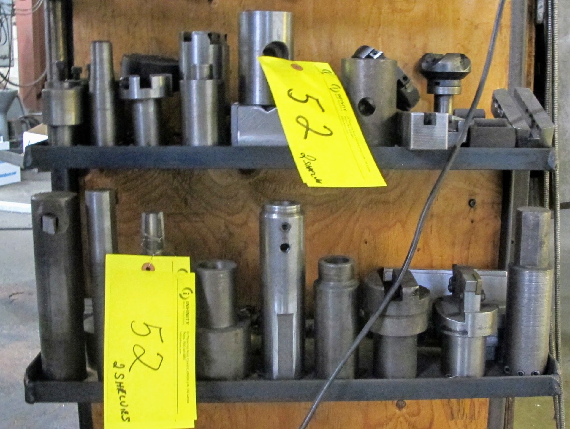 LOT OF TOOL HOLDERS, ARMS, BORING BARS AND CUTTING HEADS - Image 2 of 2