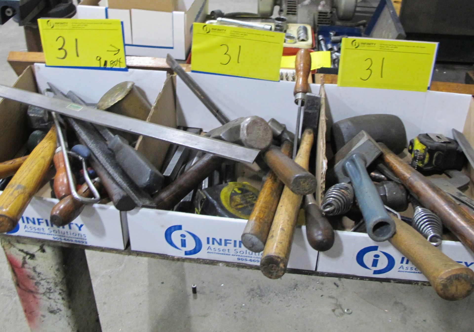 LOT OF 9 BOXES OF HAND TOOLS - Image 2 of 3