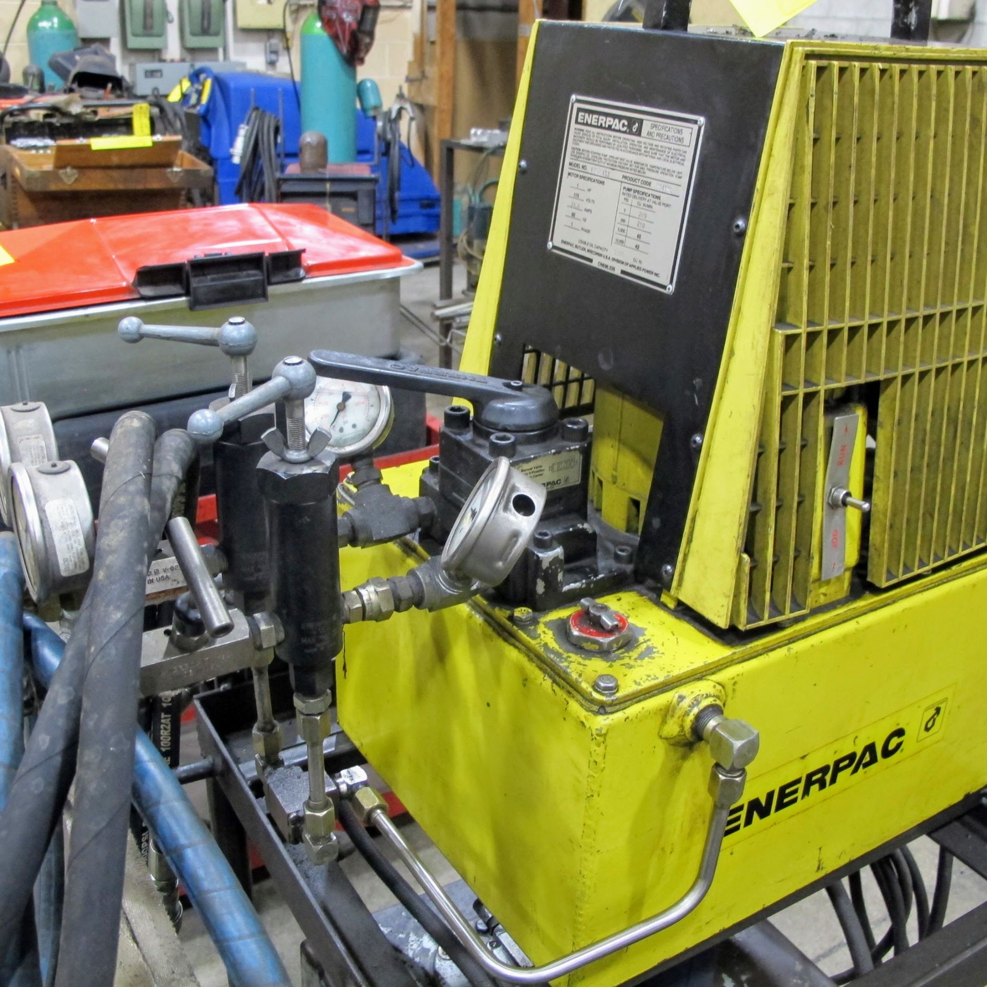 ENERPAC PEM2045Y HYDRAULIC POWER PACK W/RAM