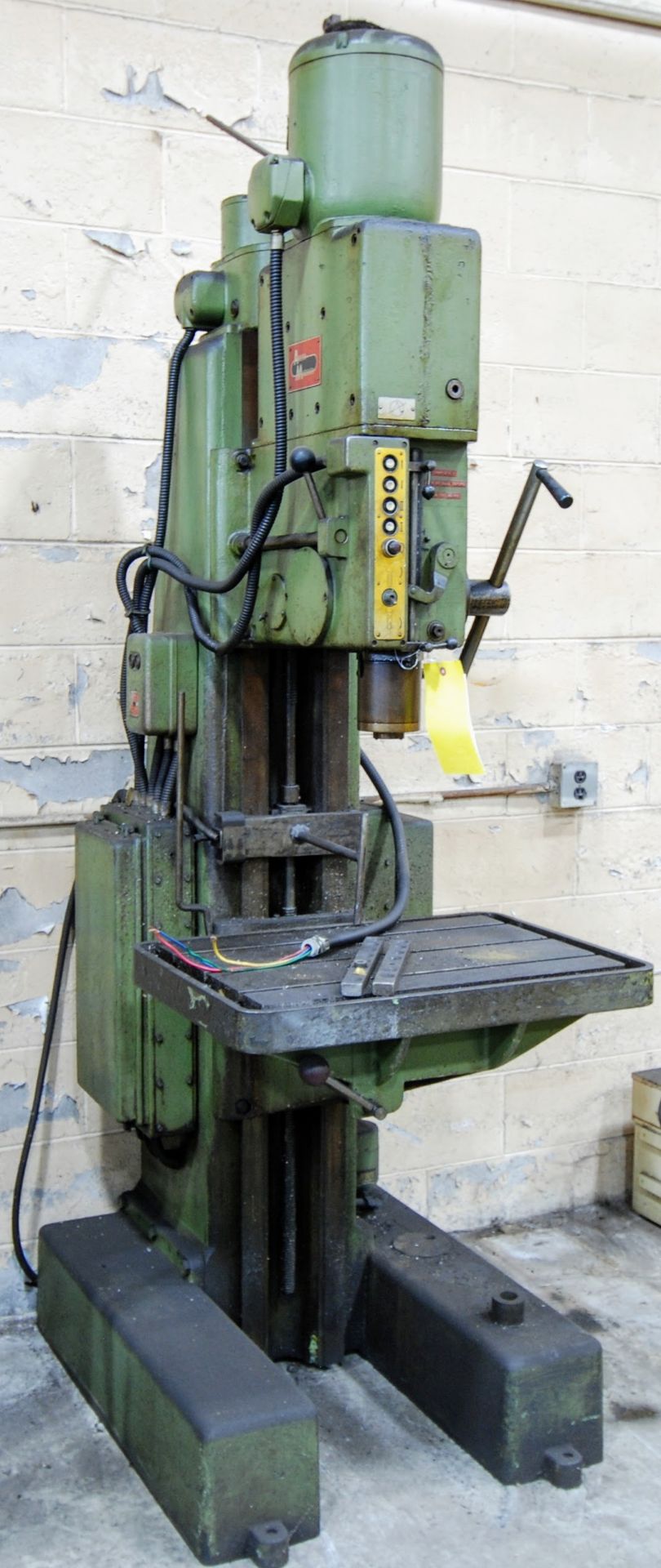 ARBOGA MASCHINEN M3/4/7 DRILL PRESS, 1 1/4" BORES, 60V, 28" X 20" TABLE, 63 TO 800 RPM, S/N 16225 - Image 4 of 5