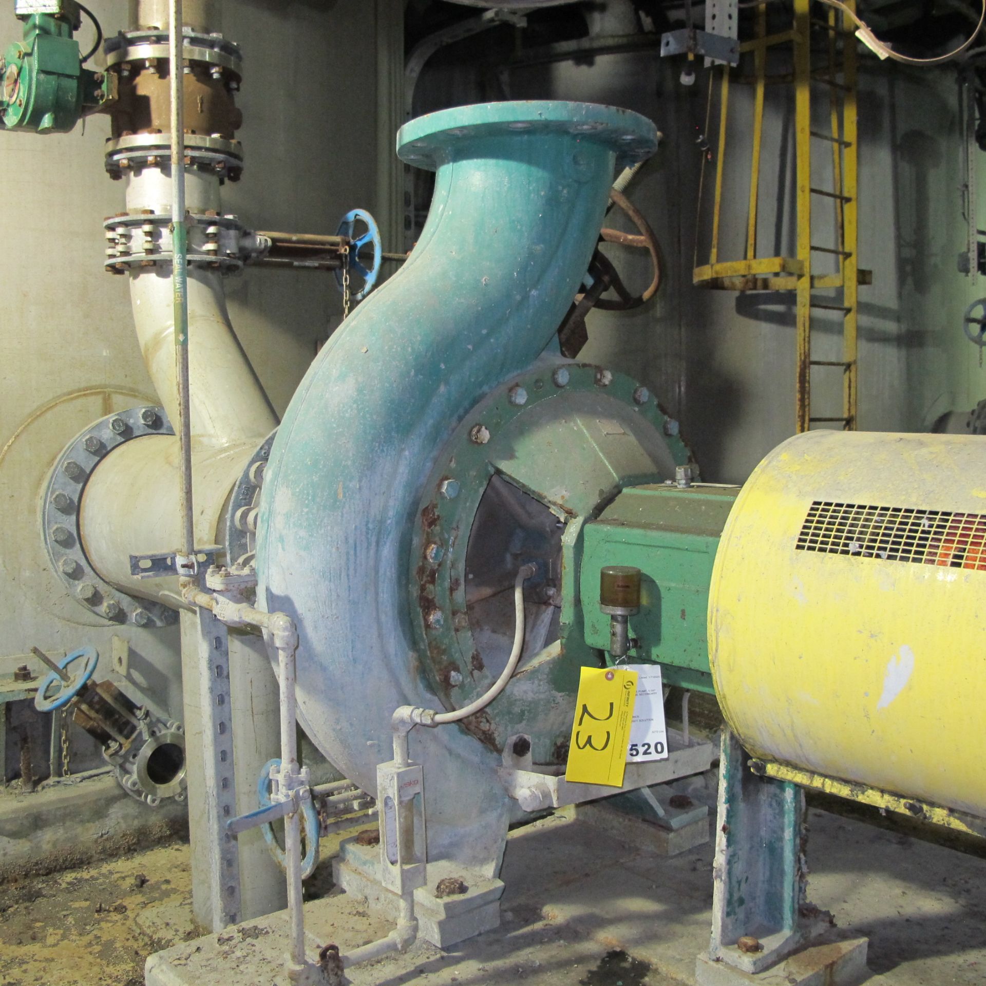 SULZER APT 55-12 16X12X25 PUMP, 5,597 GPM AT 100 FT/HEAD, B-LINE SECONDARY FLOTATION CELL FEED (