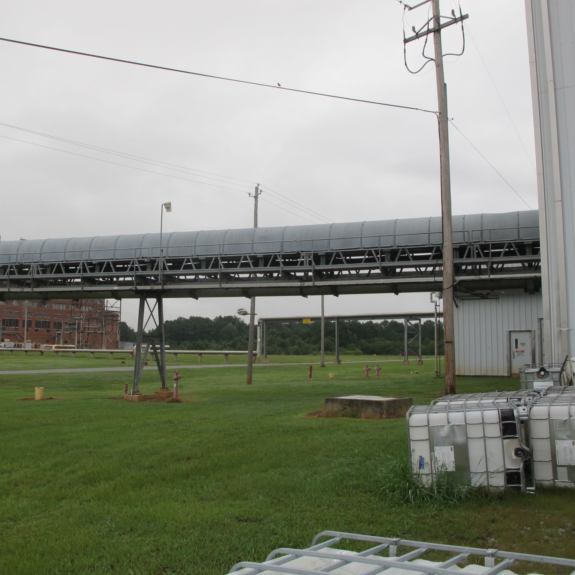 CONTINENTAL 2,315'L X 42"W BELT CONVEYOR W/ SUPPORT COLUMNS (NO STAIRWAY SUPPORT COLUMN), GALVANIZED - Image 5 of 37