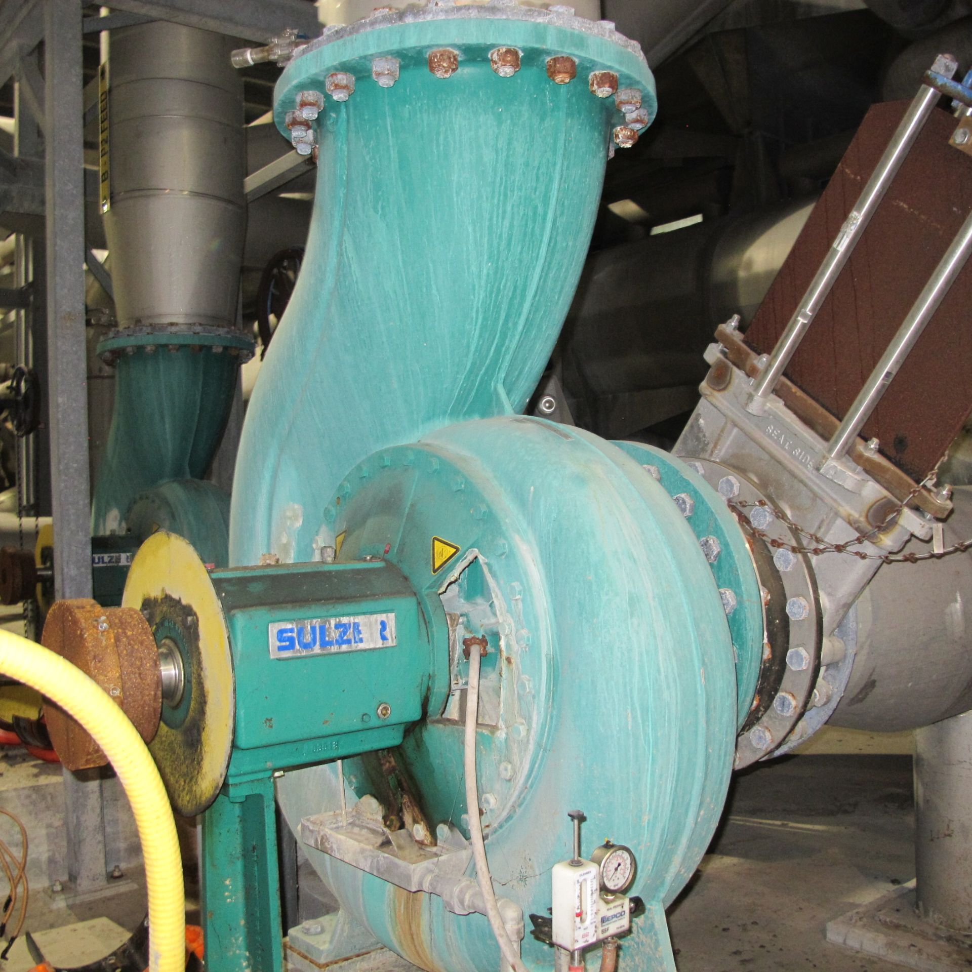 SULZER PROCESS PUMP MODEL APT-61-24, 24X24X28, 15051 USGPM @ 44 FT/HEAD, 710 RPM (SUBJECT TO BULK - Image 3 of 4