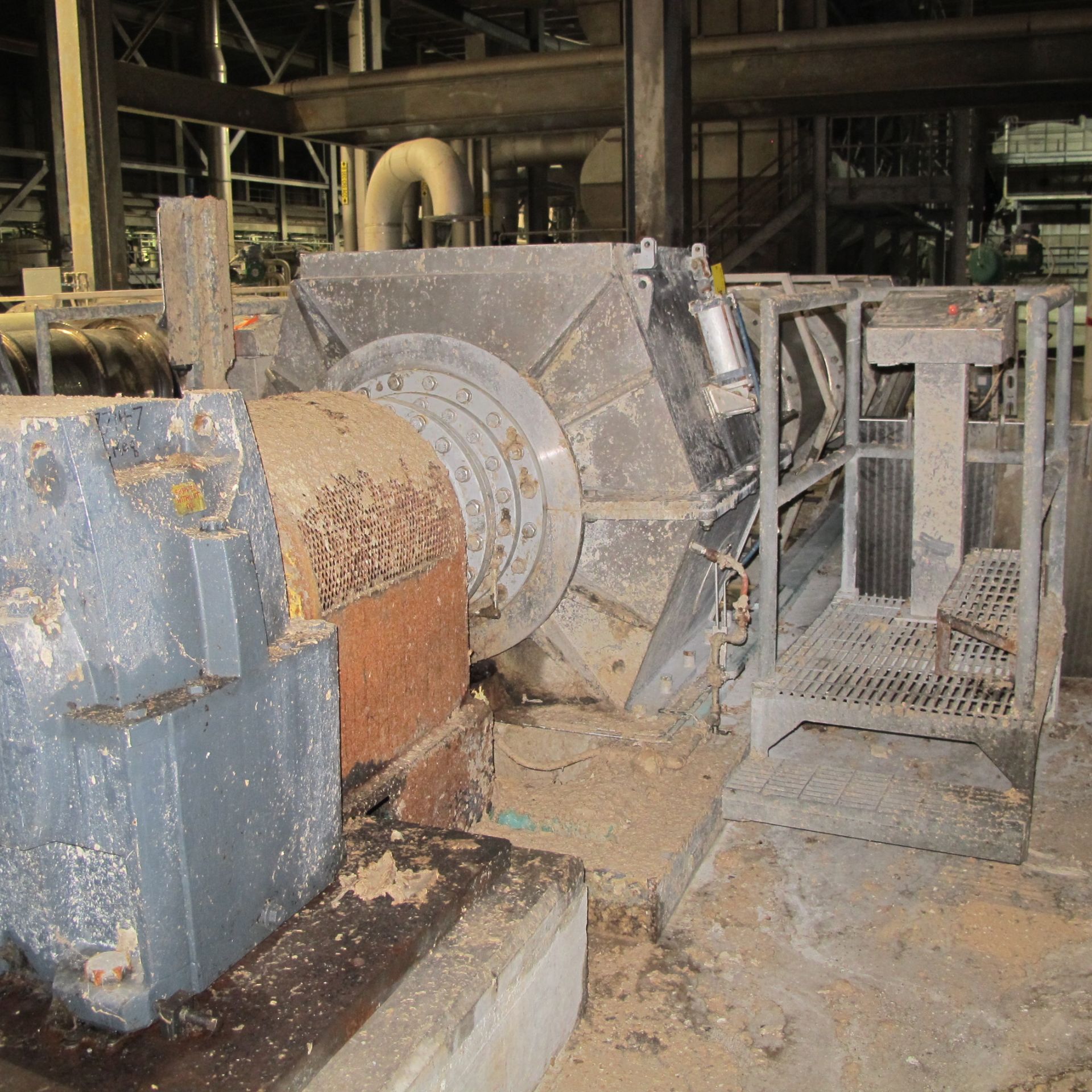 THUNE/KVAERNER HYMAX SP-100 SL HC DEWATERING PRESS/SCREW, S/N 49918-101 W/ GEARBOX - Image 7 of 7