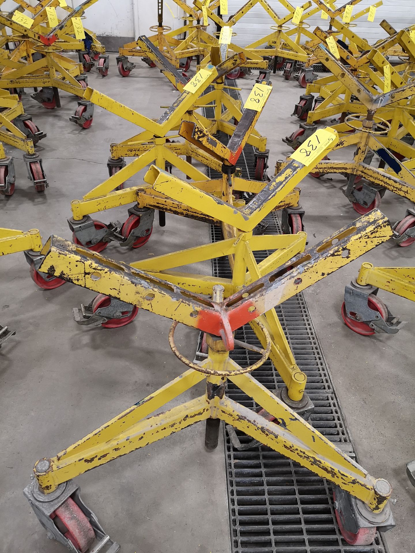 LOT OF (6) 3-WHEEL PORTABLE PIPE STANDS (LOCATED AT 1135 STELLAR DRIVE, NEWMARKET, ON)