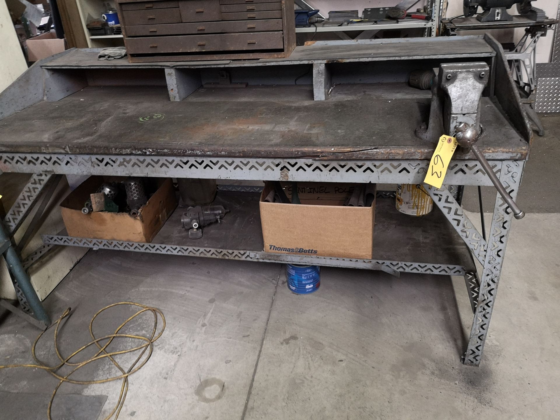 60" X 24" TABLE W/ 4" VISE