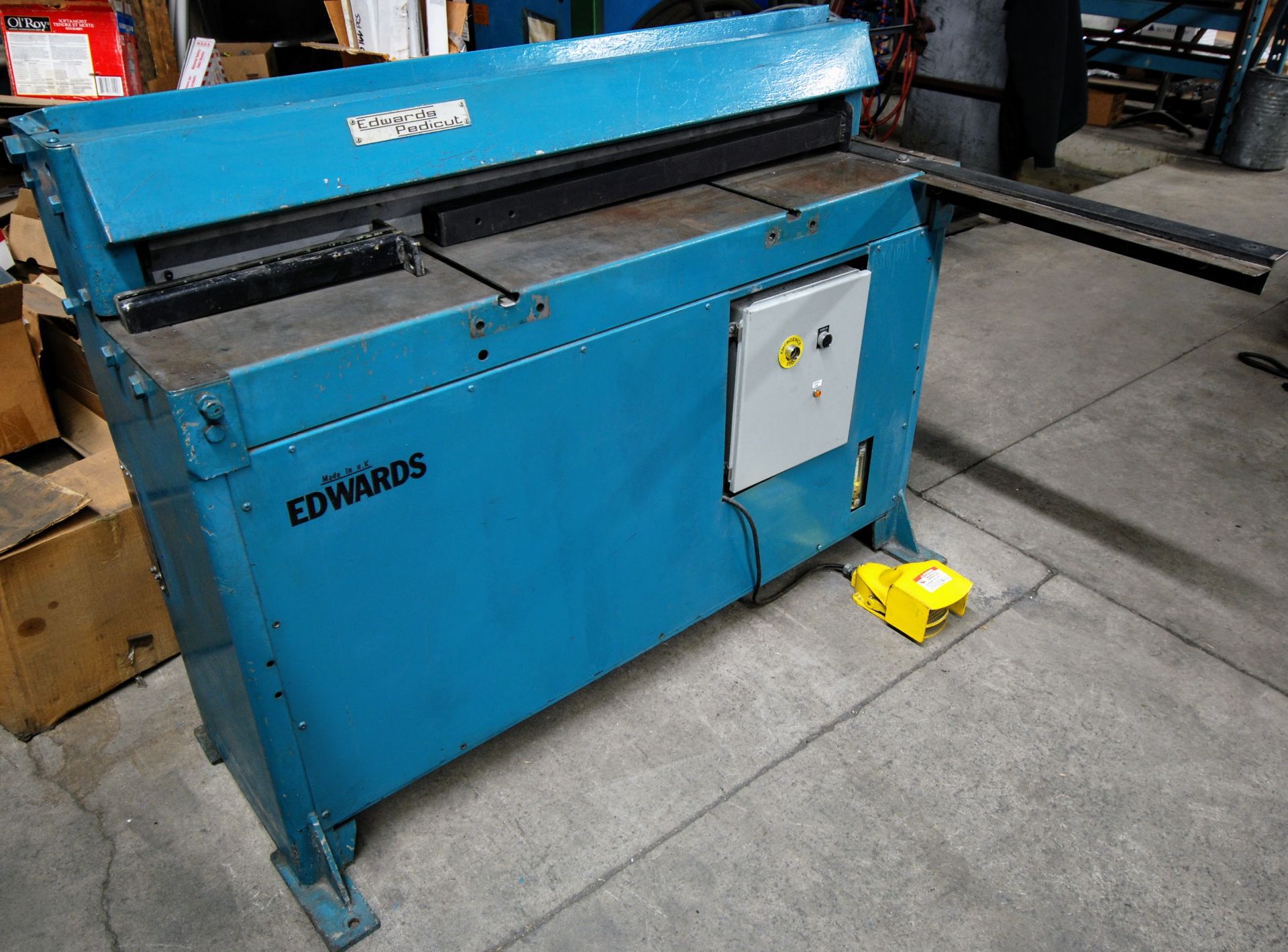 EDWARDS PEDICUT POWER SHEAR, 51"W CAP. - Image 3 of 5