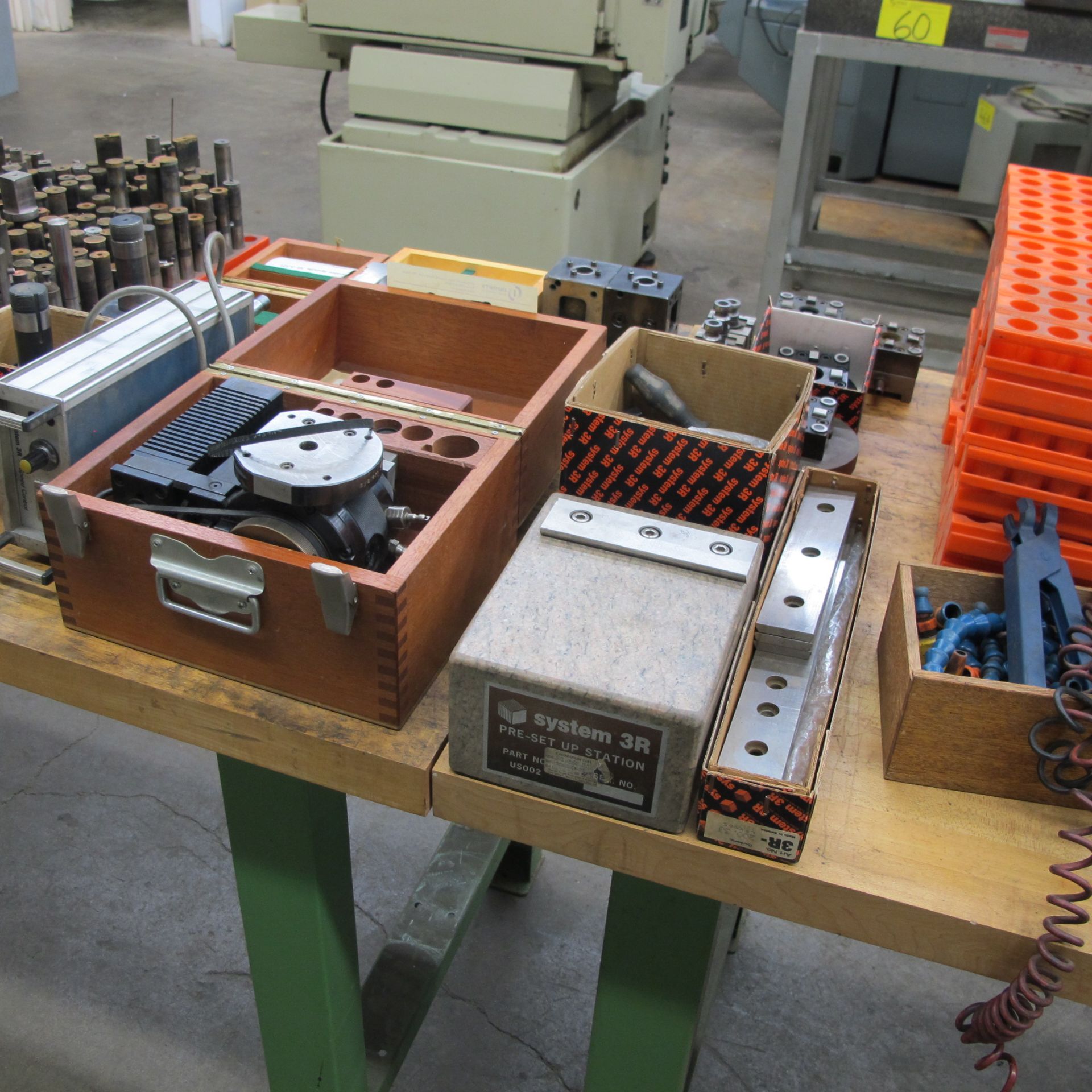 LOT OF SYSTEM R3 EDM BLOCKS, TRAYS, SPINDLES, SPEED CONTROLLER AND ELECTRODES - Image 6 of 6