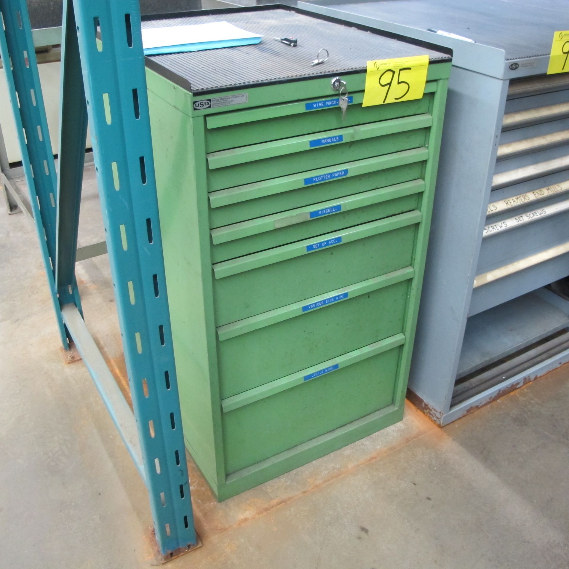 LISTA 7 DRAWER STORAGE CABINET (NO CONTENTS)