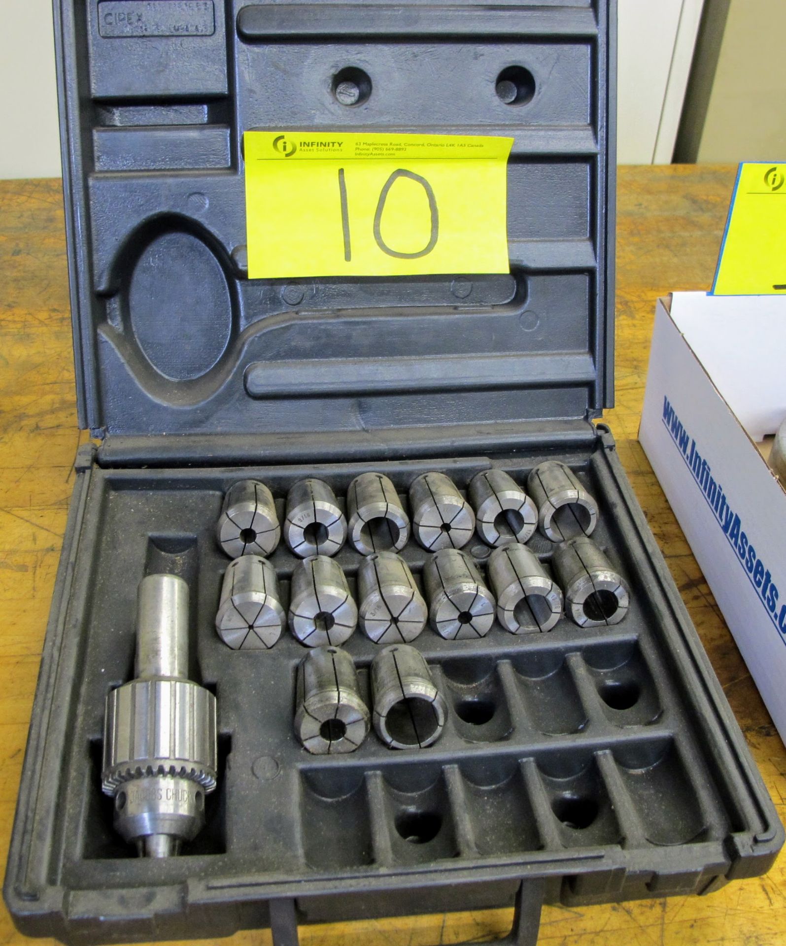LAIP COLLET SET AND JACOBS CHUCK