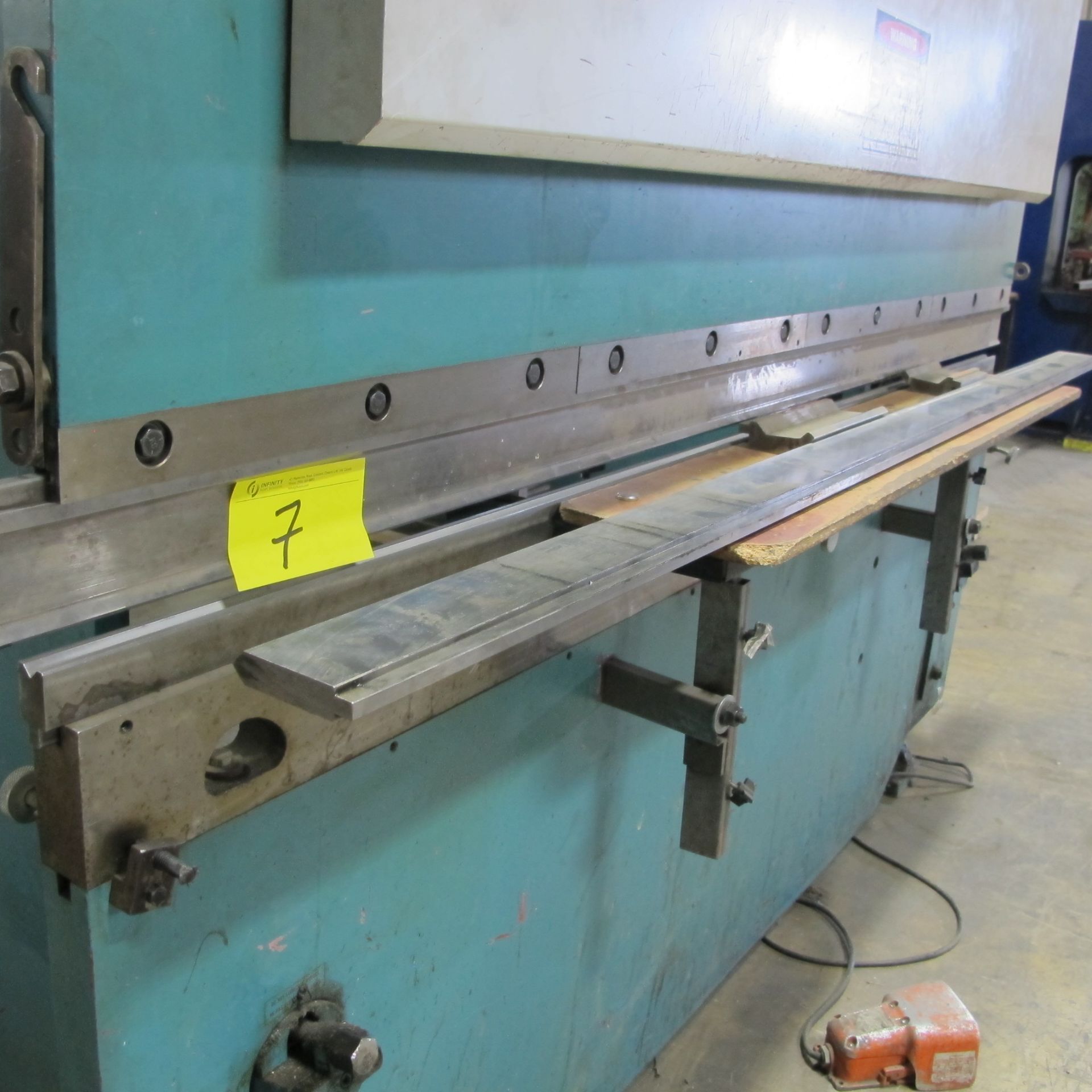 LOT OF 2 - 8' PRESS BRAKE DIES (UPPER AND LOWER)