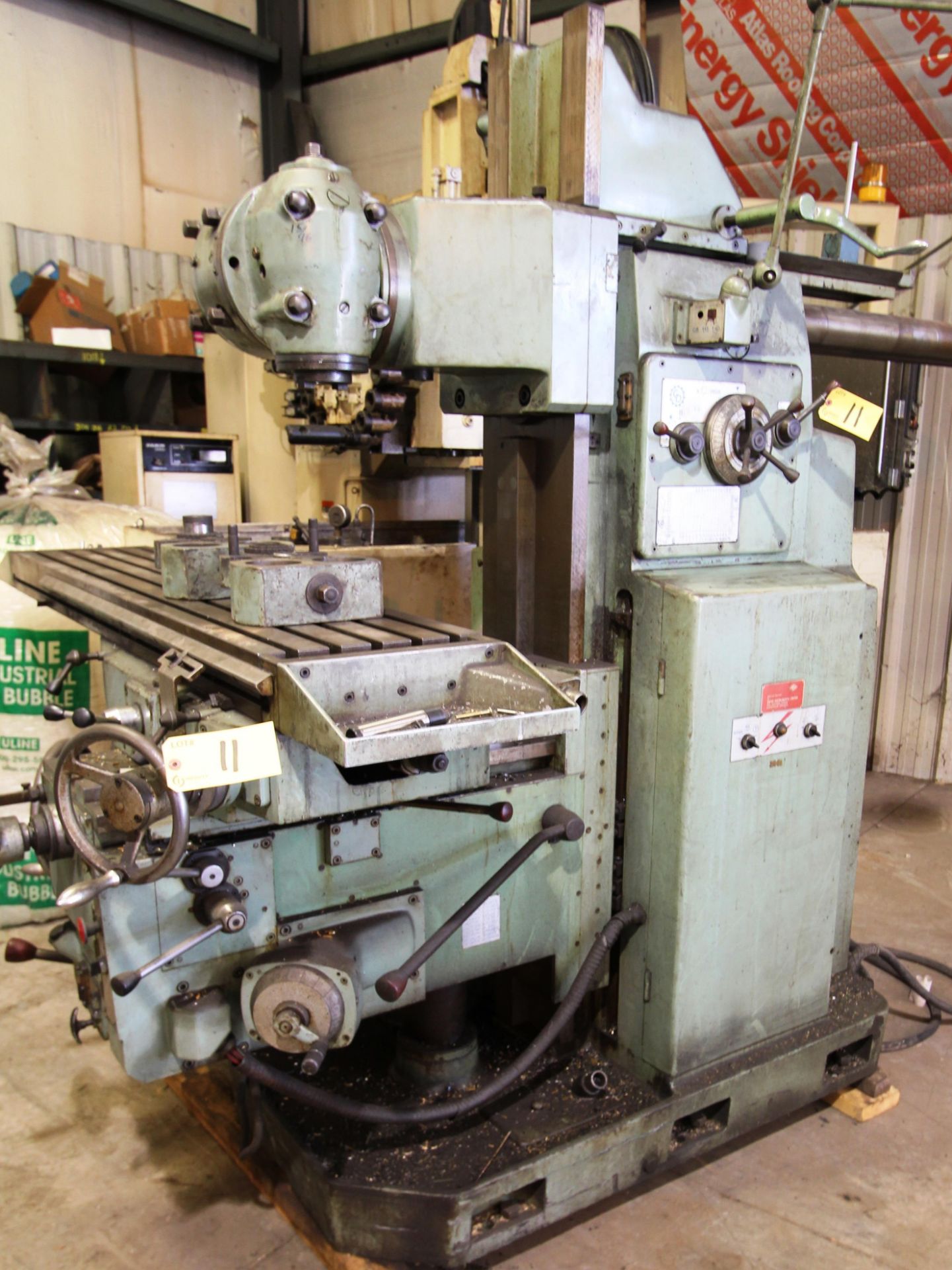 G. DUFOUR 624D Universal Milling Machine, s/n 115-192, 3/60/220V