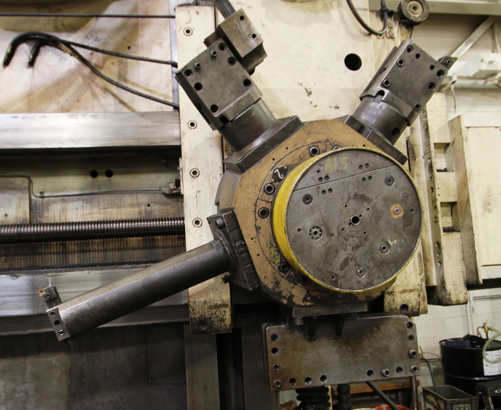 GIDDINGS & LEWIS Type 48” VTL Vertical Turning Lathe, Rail Clamp System, (5)-Station Turret Head, - Image 5 of 20