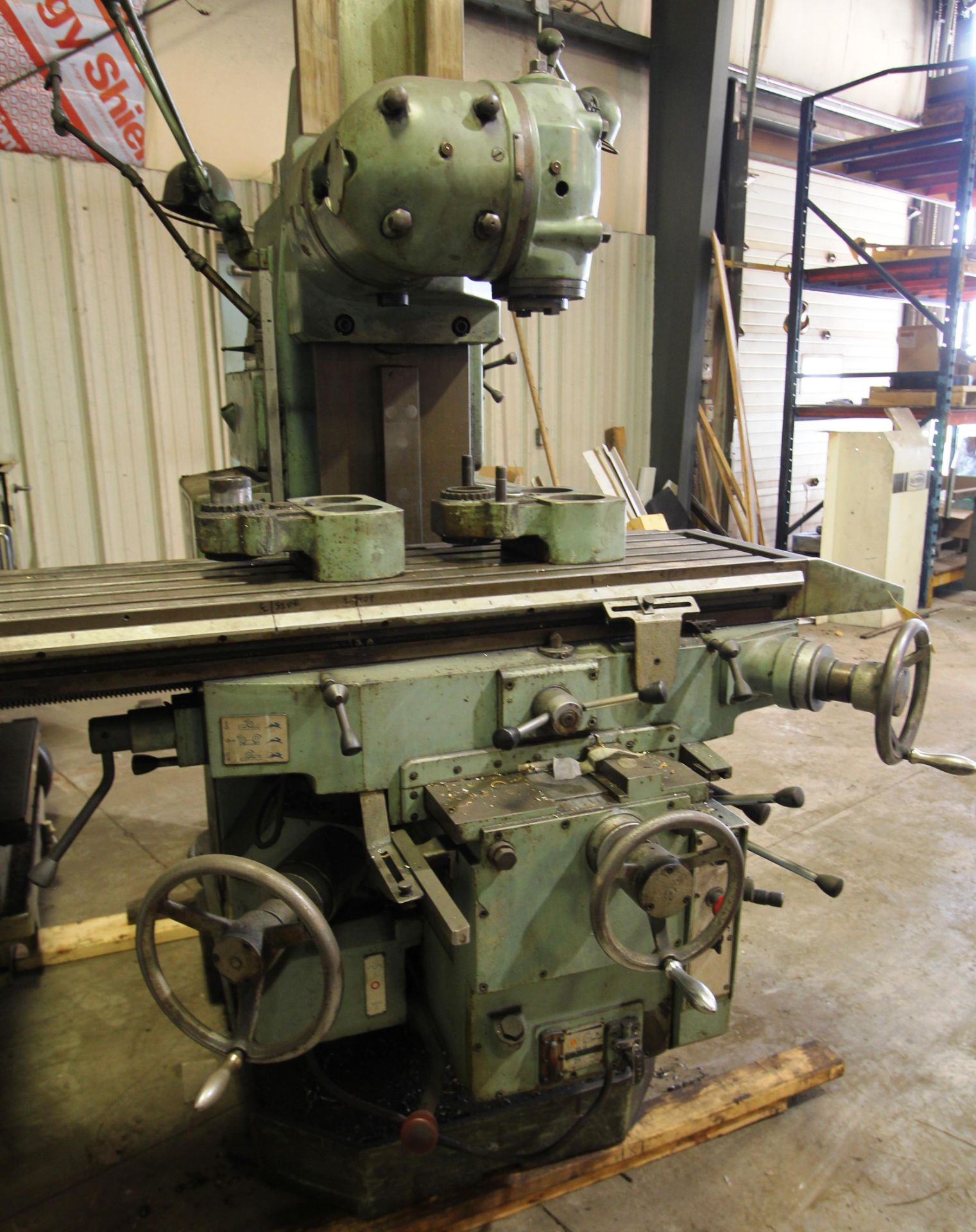 G. DUFOUR 624D Universal Milling Machine, s/n 115-192, 3/60/220V - Image 3 of 8