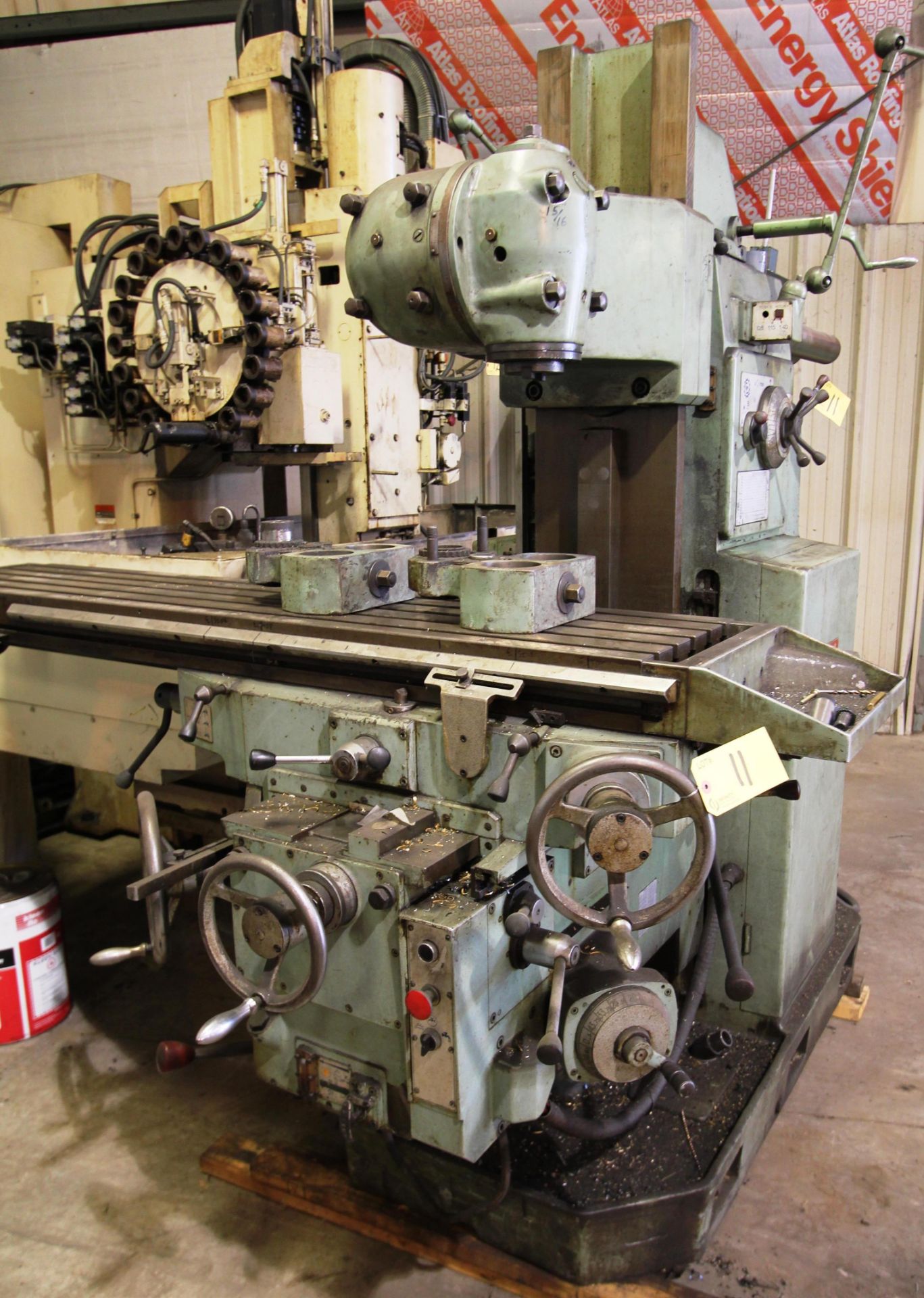 G. DUFOUR 624D Universal Milling Machine, s/n 115-192, 3/60/220V - Image 2 of 8